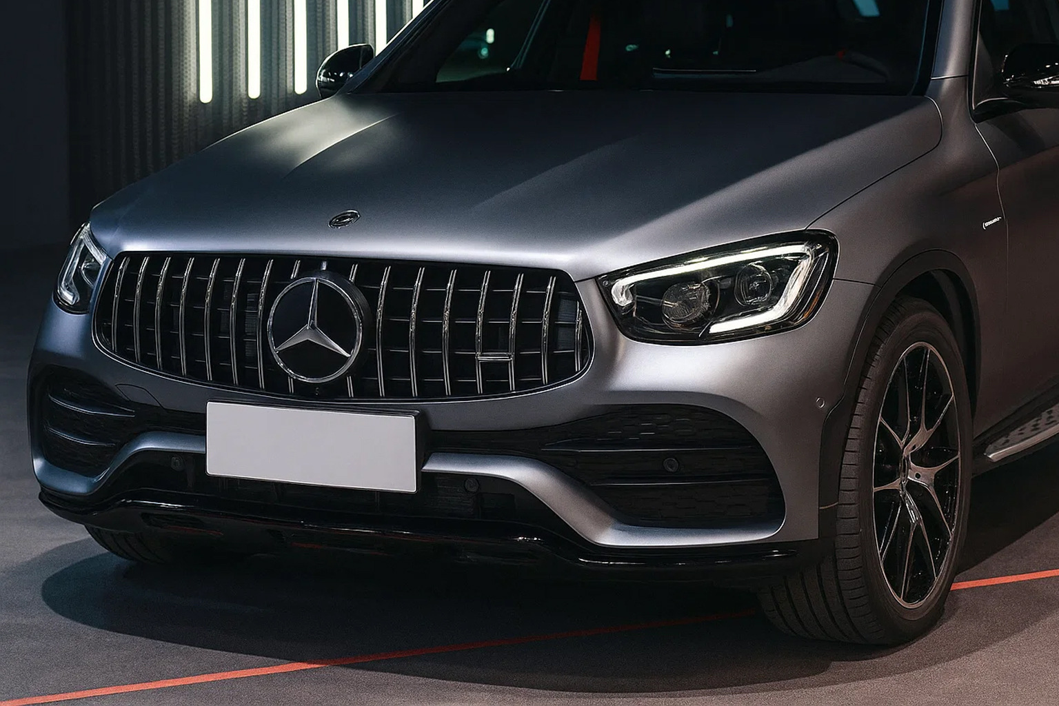 Передня решітка GT Panamericana (для GLC 43 AMG/GLC 63 AMG/AMG-Line 2019-2022)