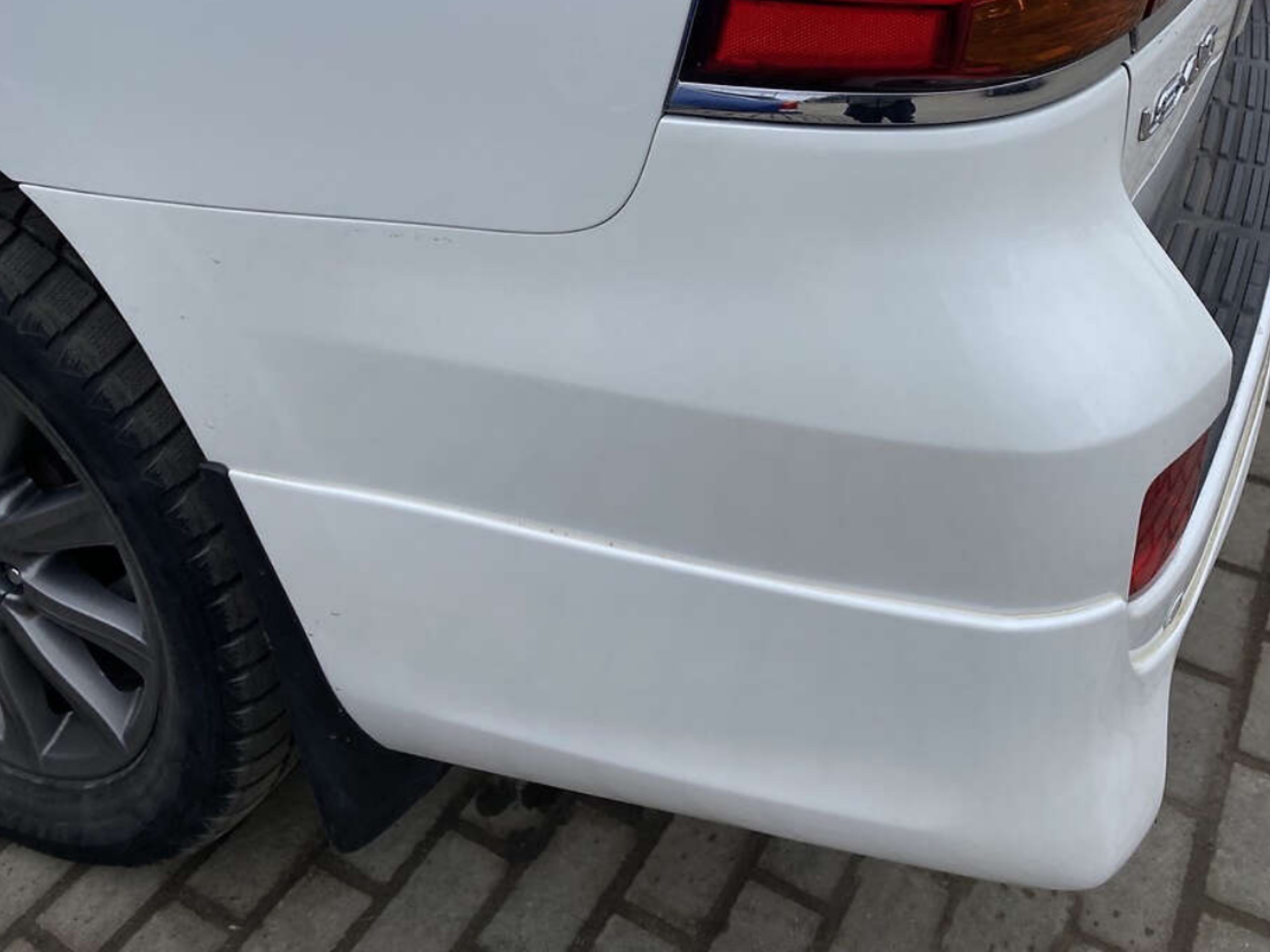 Бризковики задні до обвісу sport пакет для Lexus LX 570 2008-2011 2