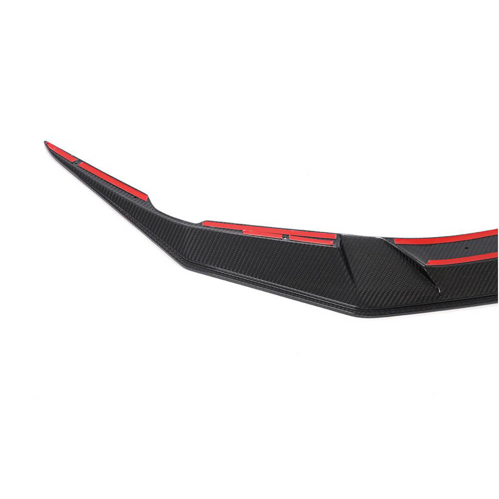 Накладка на передній бампер Lip V3 (для M5 F90 2020-2024, Карбон) 3