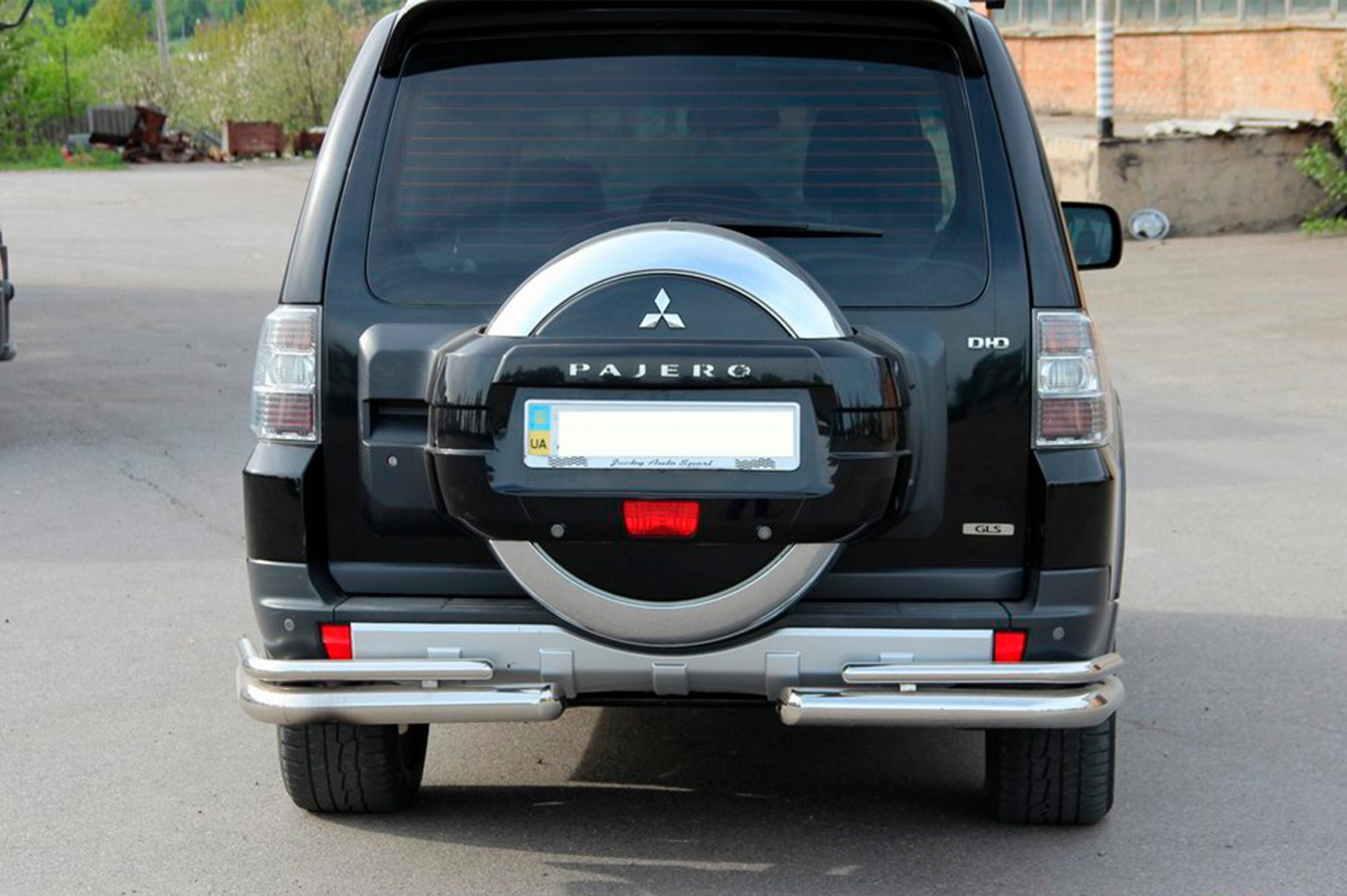 Задня дуга AK003 Подвійний (нерж.) 2