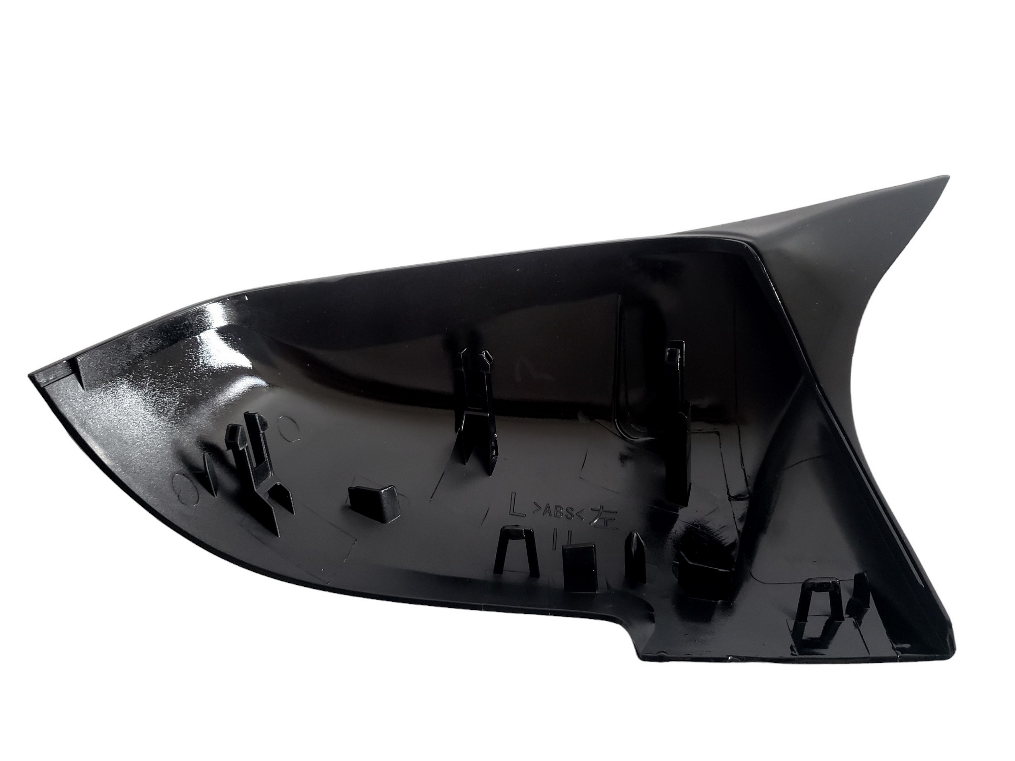 Накладки на дзеркала Чорний глянець (M-Look) на BMW 3 Series F30 / F31 2011-2018 року 5