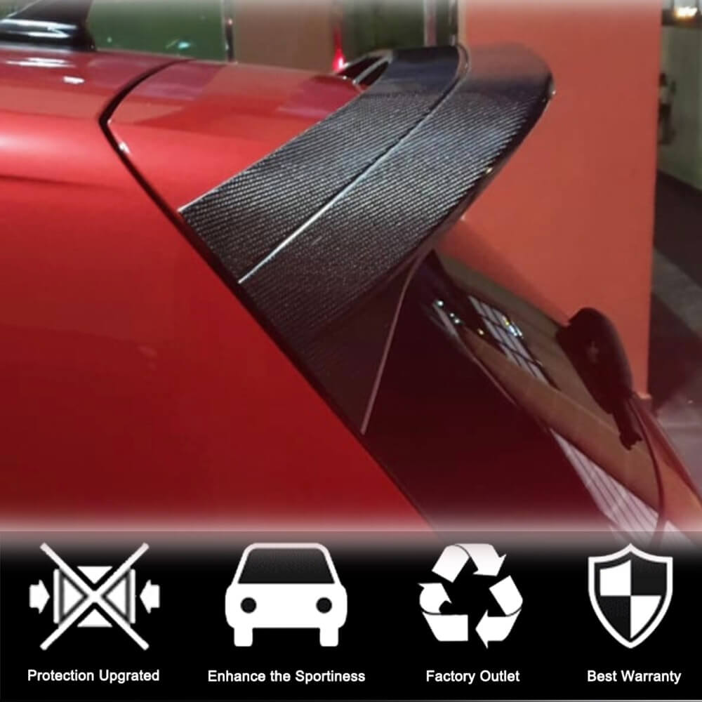 Спойлер V1 (для GTI/R EU 2019-2024, Карбон) 4