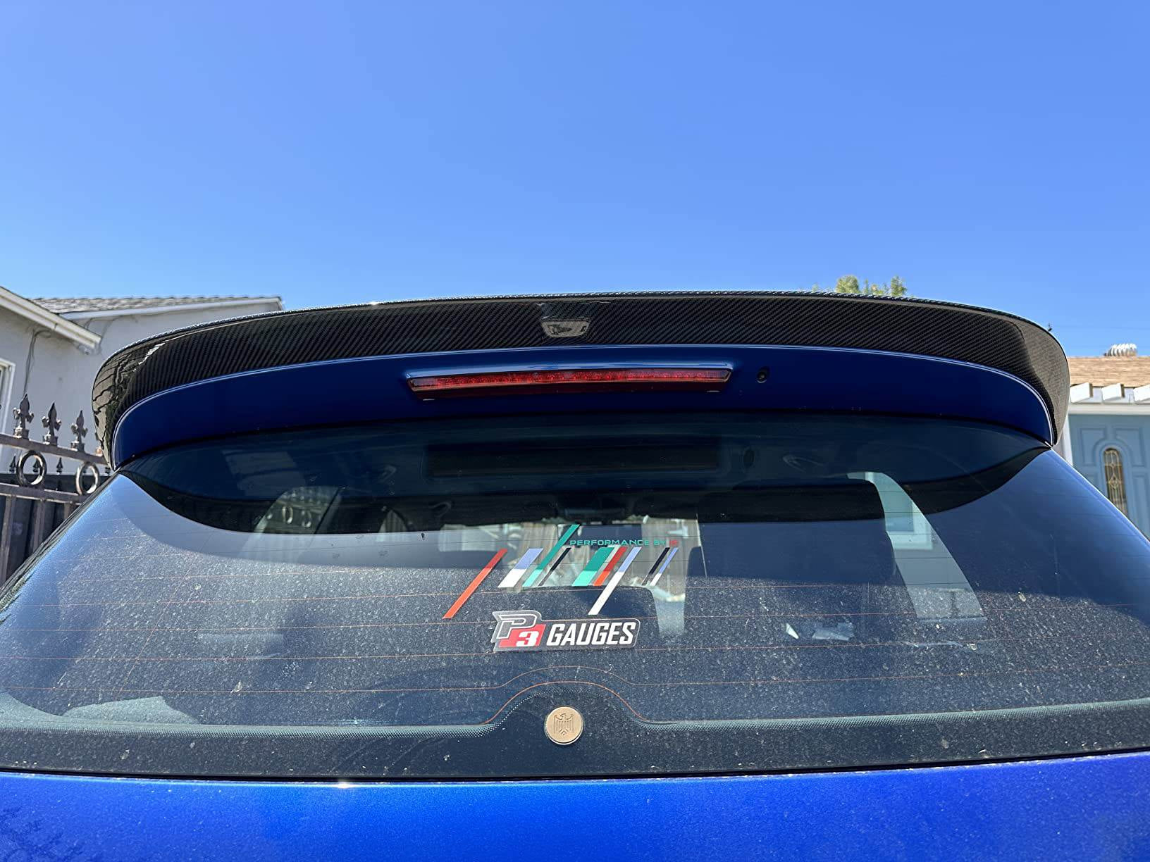 Спойлер V4 (для GTI/R HB 2010-2013, Карбон) 2