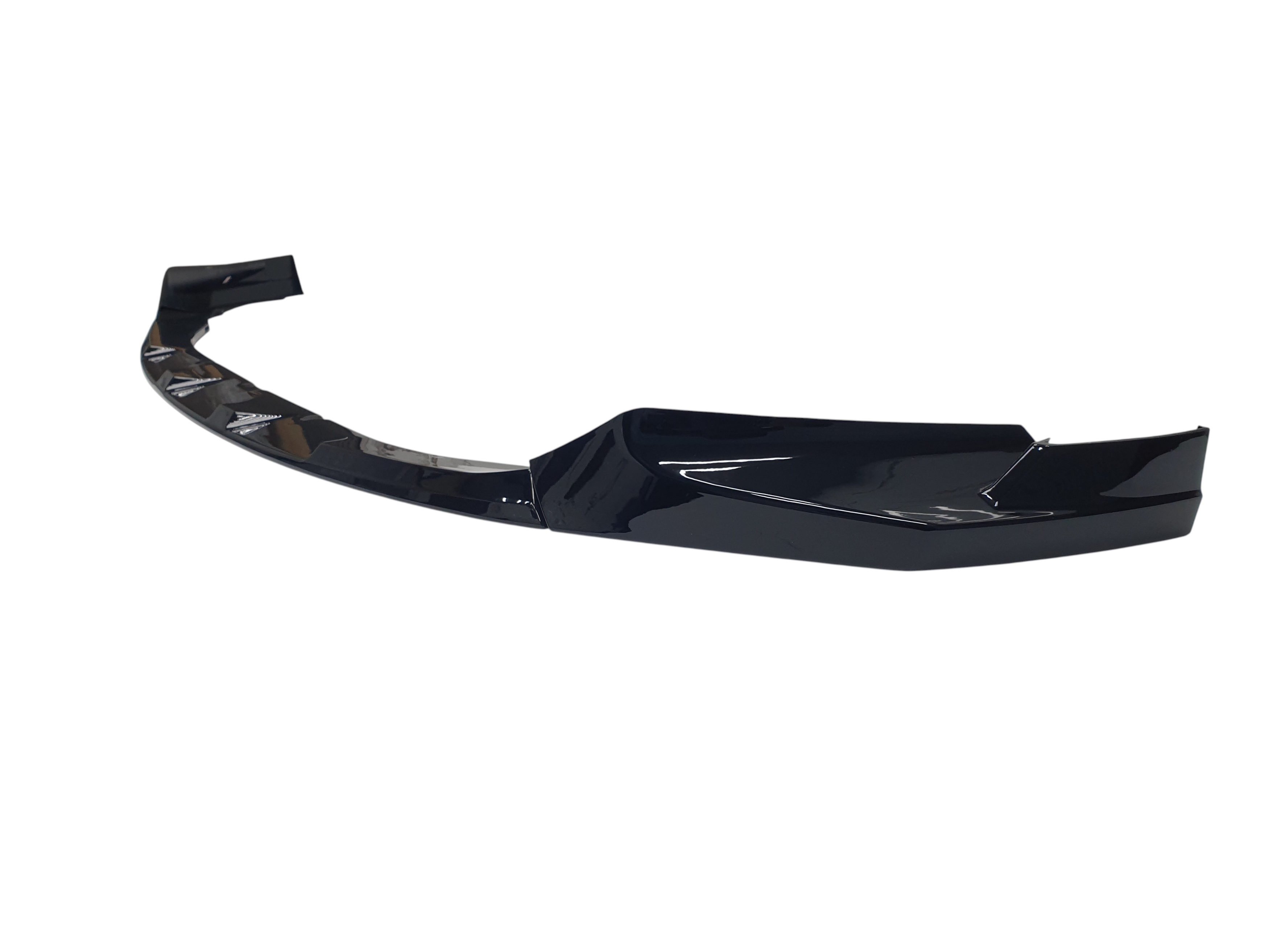 Губа (переднього бампера) Чорний глянець V1 на BMW M3 G80 / G81 2021-2026 року 4