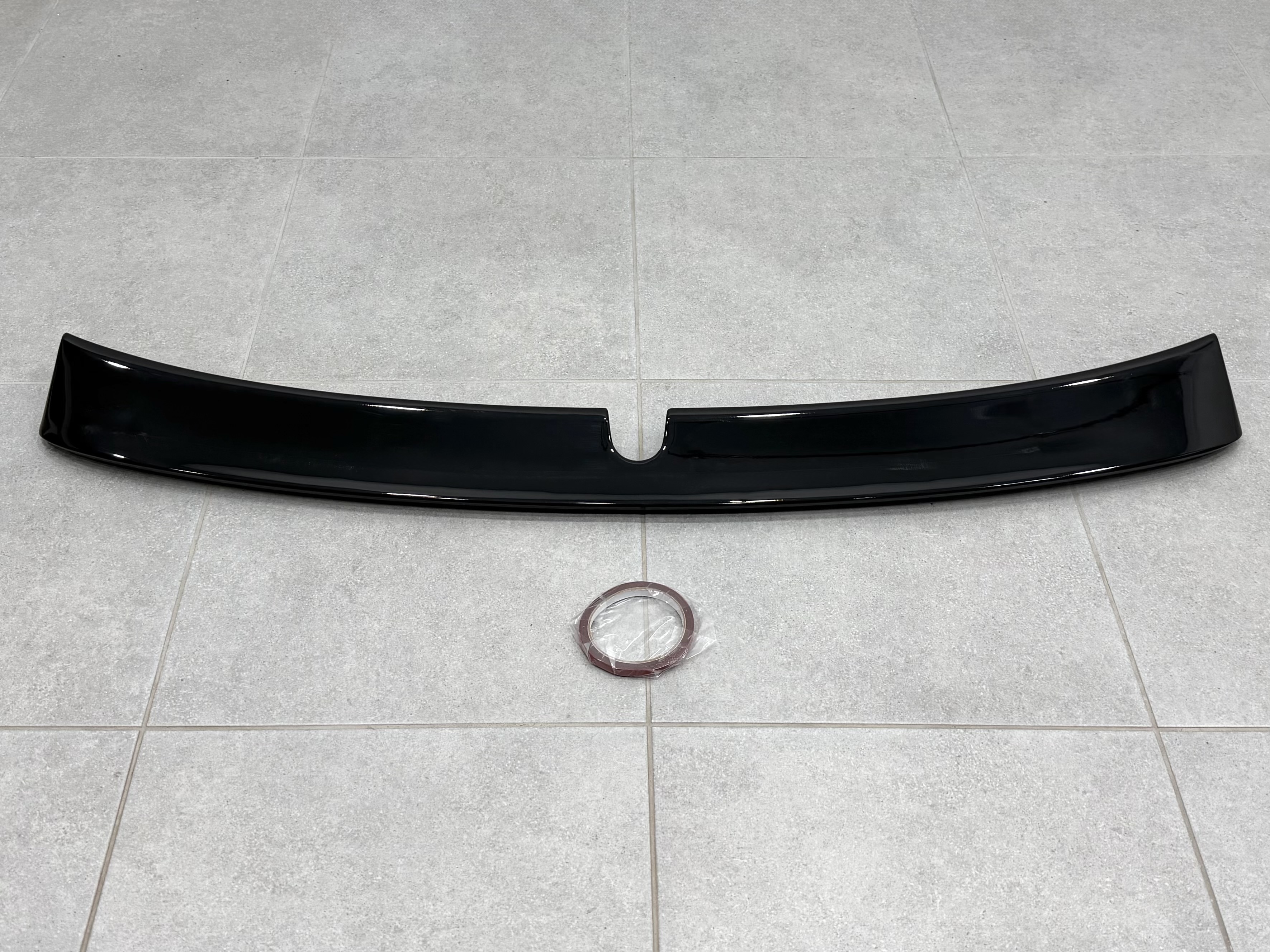 Козирок на скло Mercedes-Benz E class W211 2003-2009 ABS пластик, колір чорний глянець 5