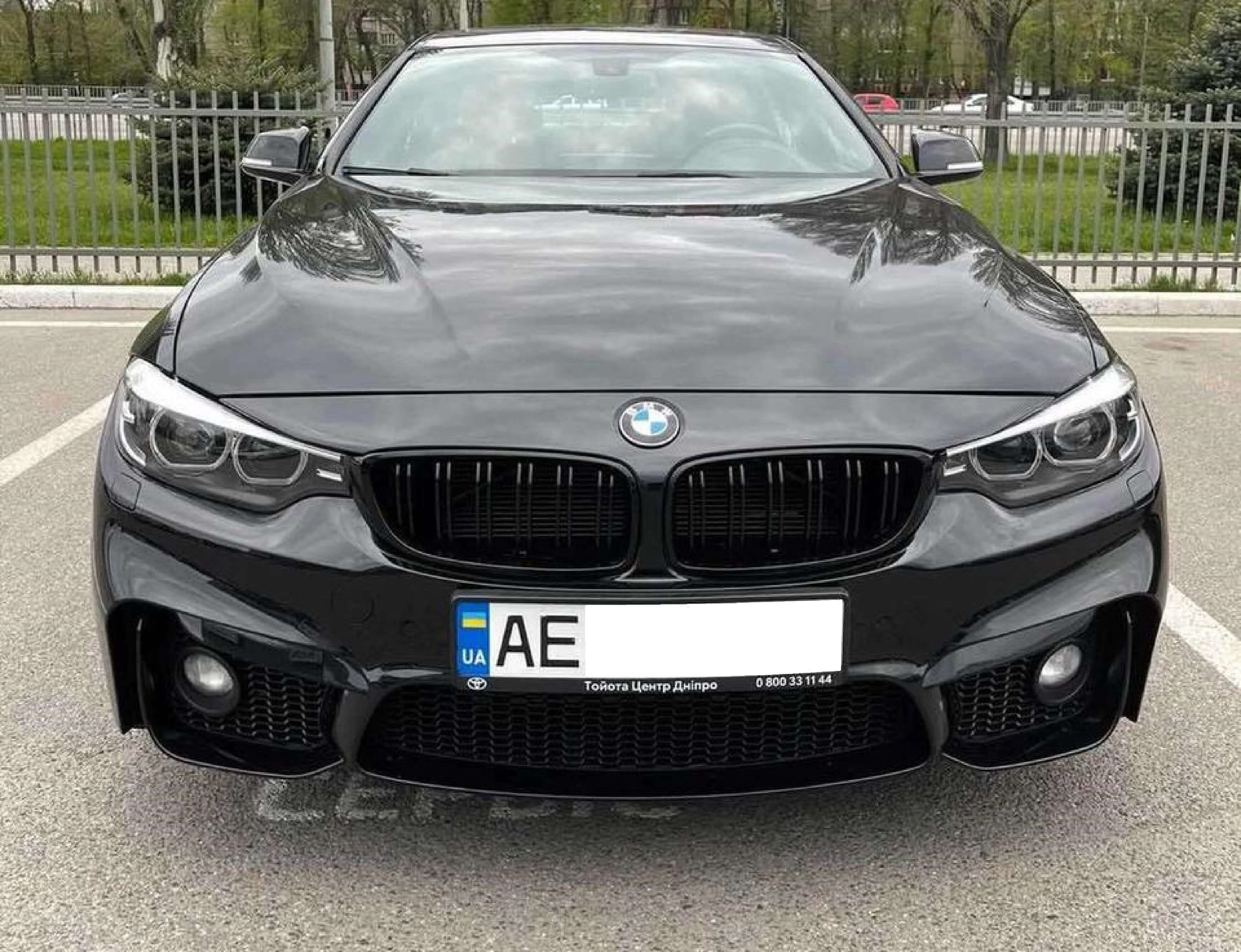 Ніздрі Чорний глянець (Подвійні M-Look) на BMW 4 Series F32 / F33 2013-2020 року 5
