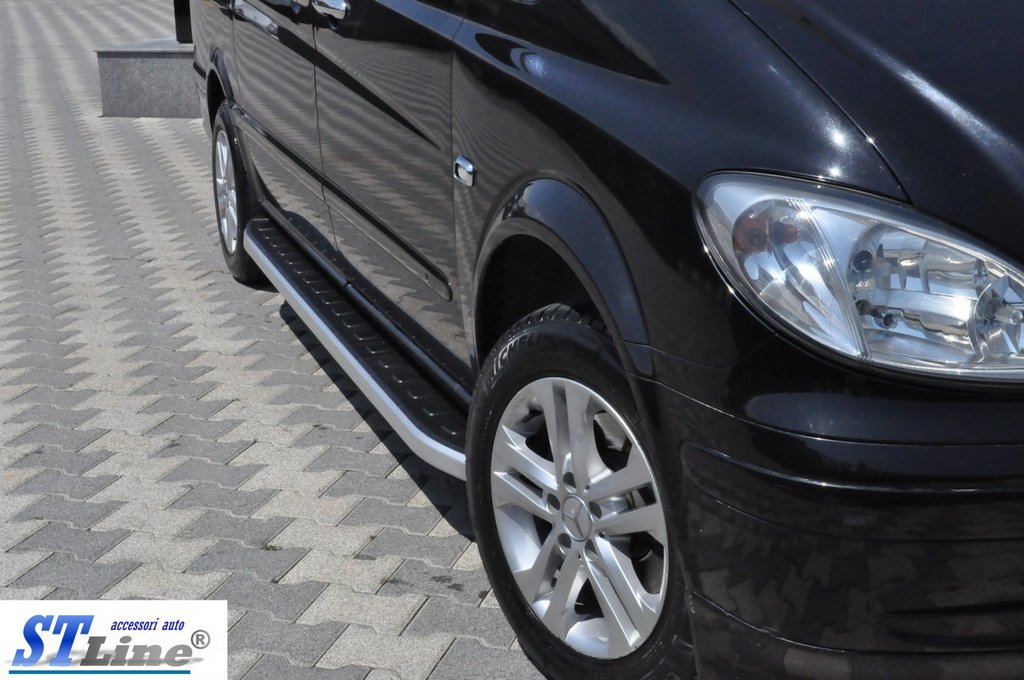 Бокові пороги Tayga V2 (2 шт., алюм.) Коротка (short) і Середня (long) 6