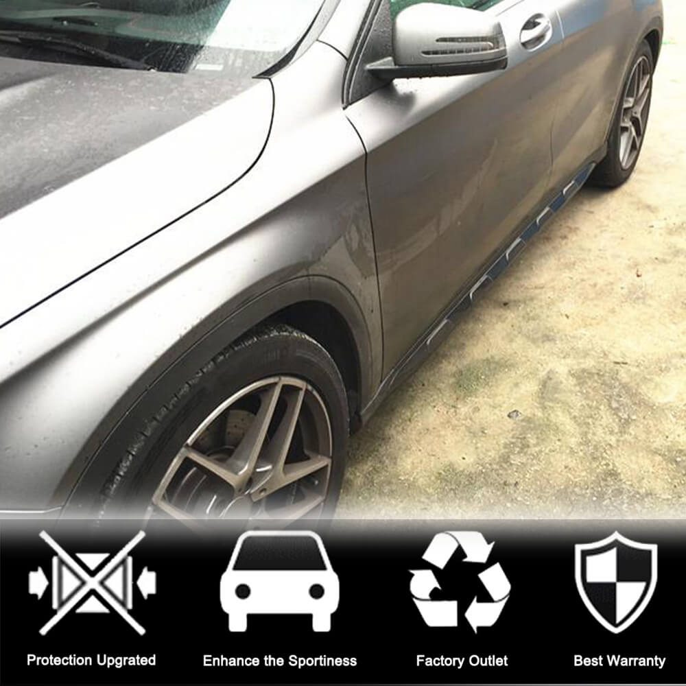 Бокові пороги (для GLA45 AMG 2013-2016, Карбон) 2
