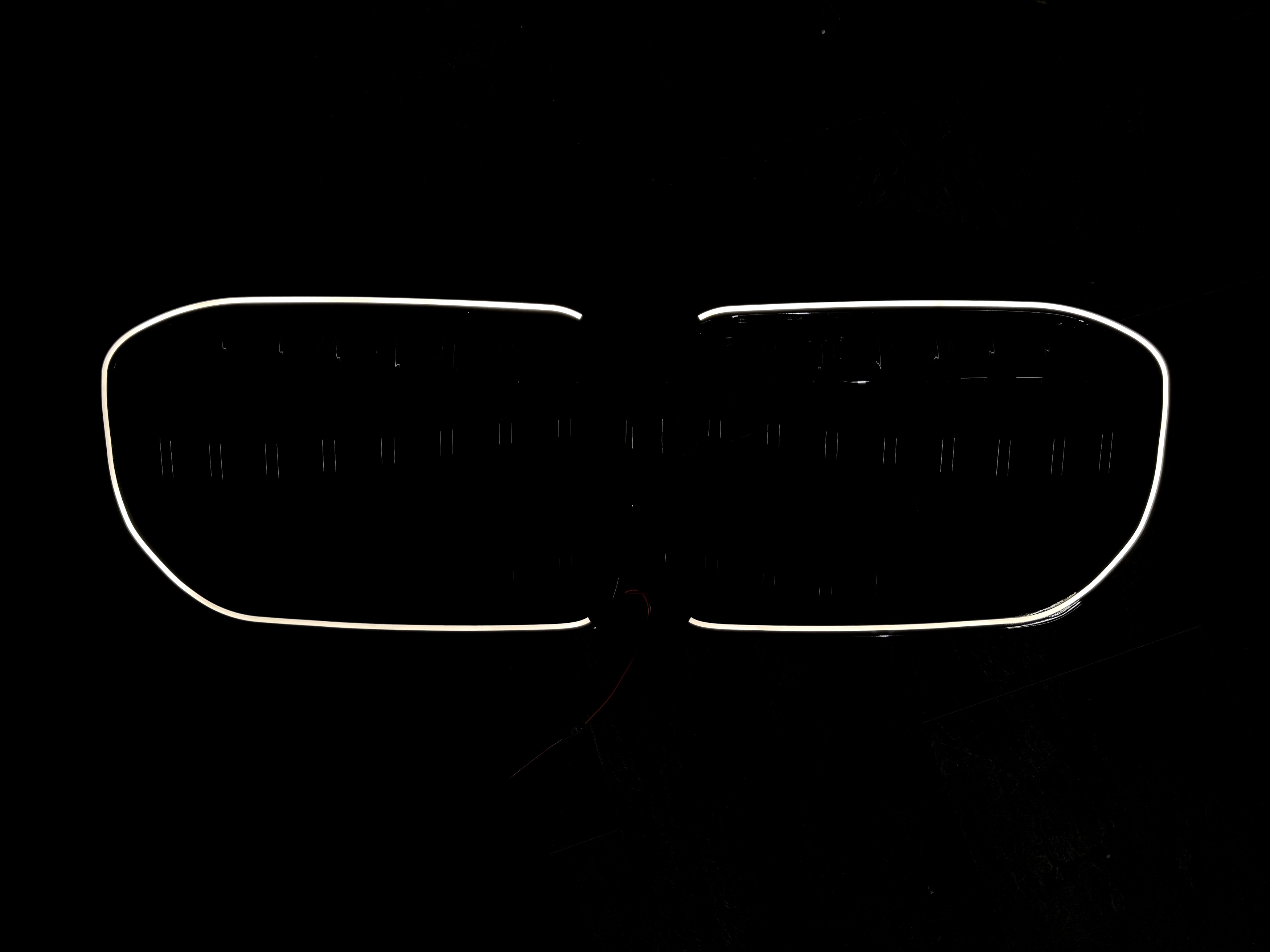 Ніздрі Чорний глянець LED (Iconic Glow) 2bar на BMW 7 Series G11 / G12 2019-2023 року 6