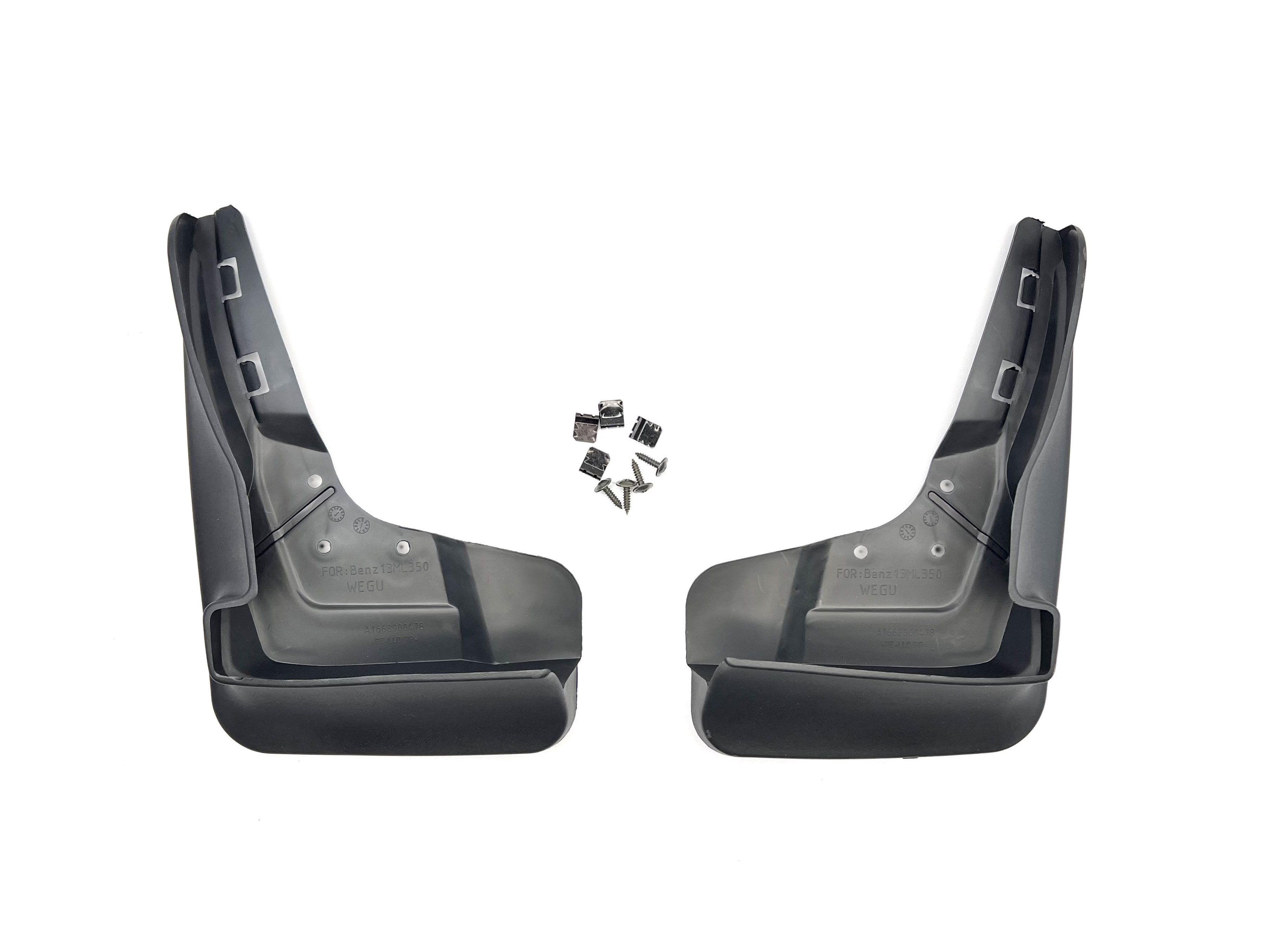 Бризковики передні Mercedes Benz ML W166 2012+/GLE W166 2015+ для авто з порогами 2 шт.