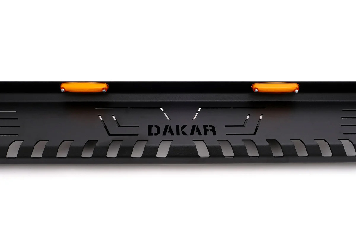 Бокові пороги Dakar V1 з LED (2 шт, метал) 5