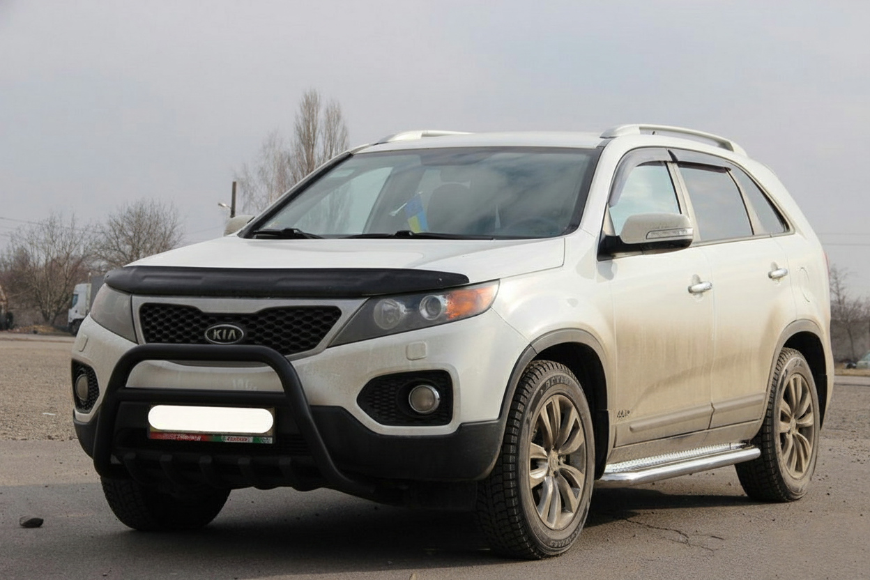 Кенгурятник WT003 Black (нерж.) 2