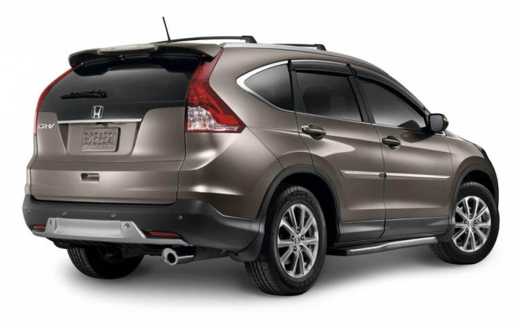 Спойлер козирок задніх дверей Honda CR-V 2013-ABS пластик під фарбування 2