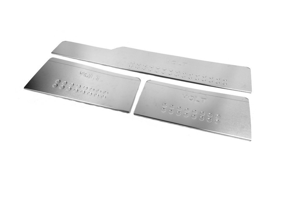 Накладки на внутрішні пороги Carmos V3 (3 шт, нерж) 2