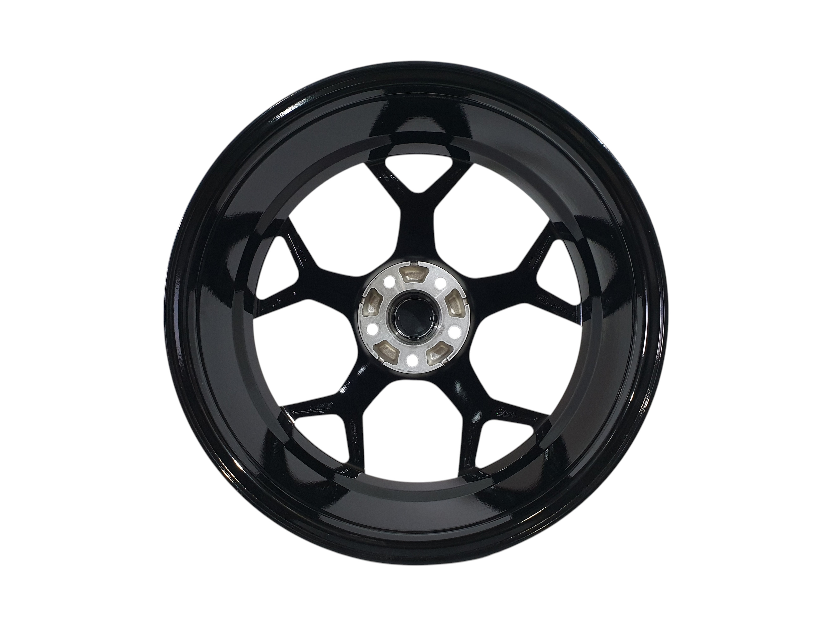 R19 Gloss Black Диски (одноширокі 8.5J ET35) на Audi A4 B8 2007-2011 року 3