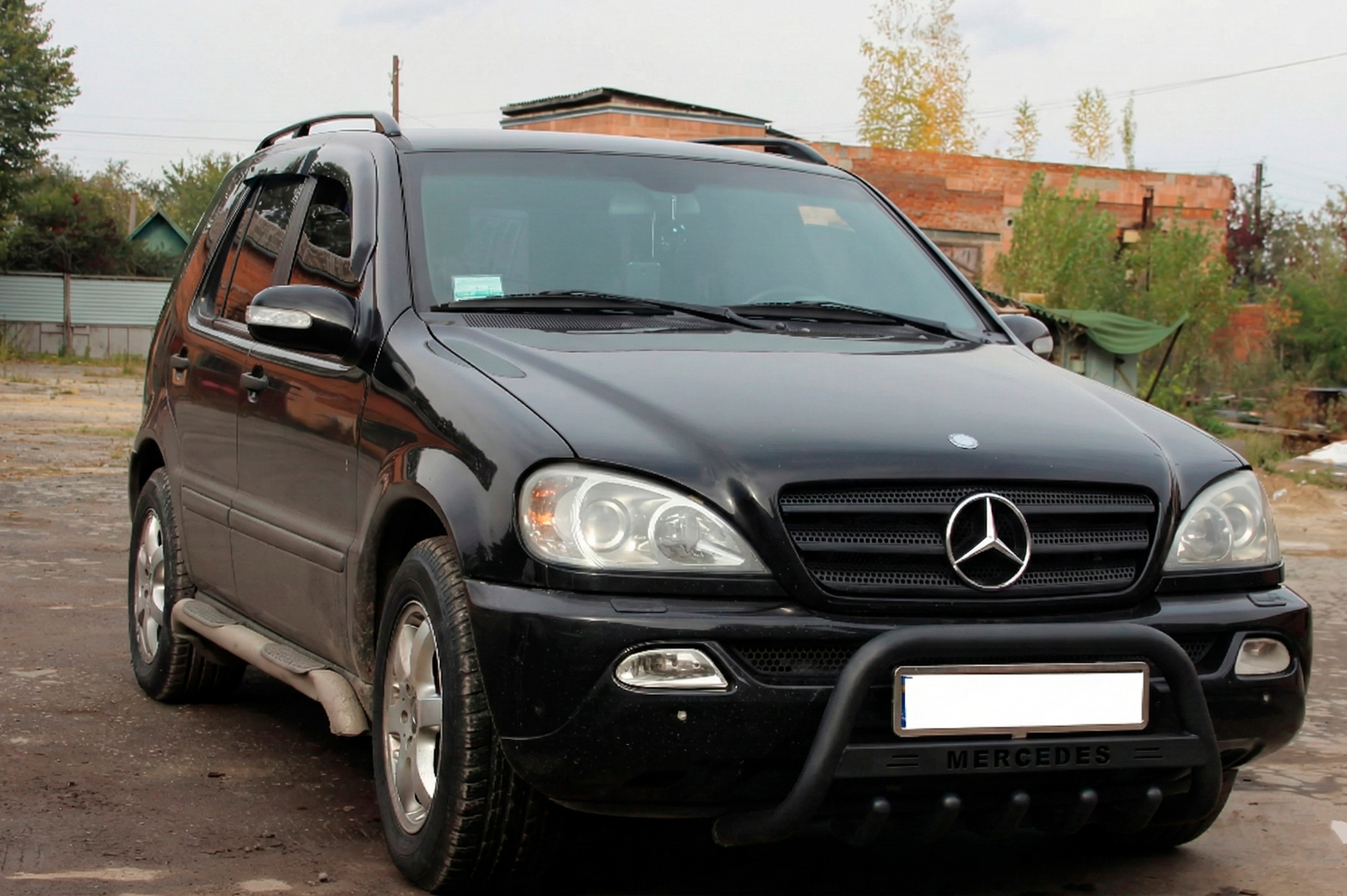 Кенгурятник WT004 Black (нерж.)