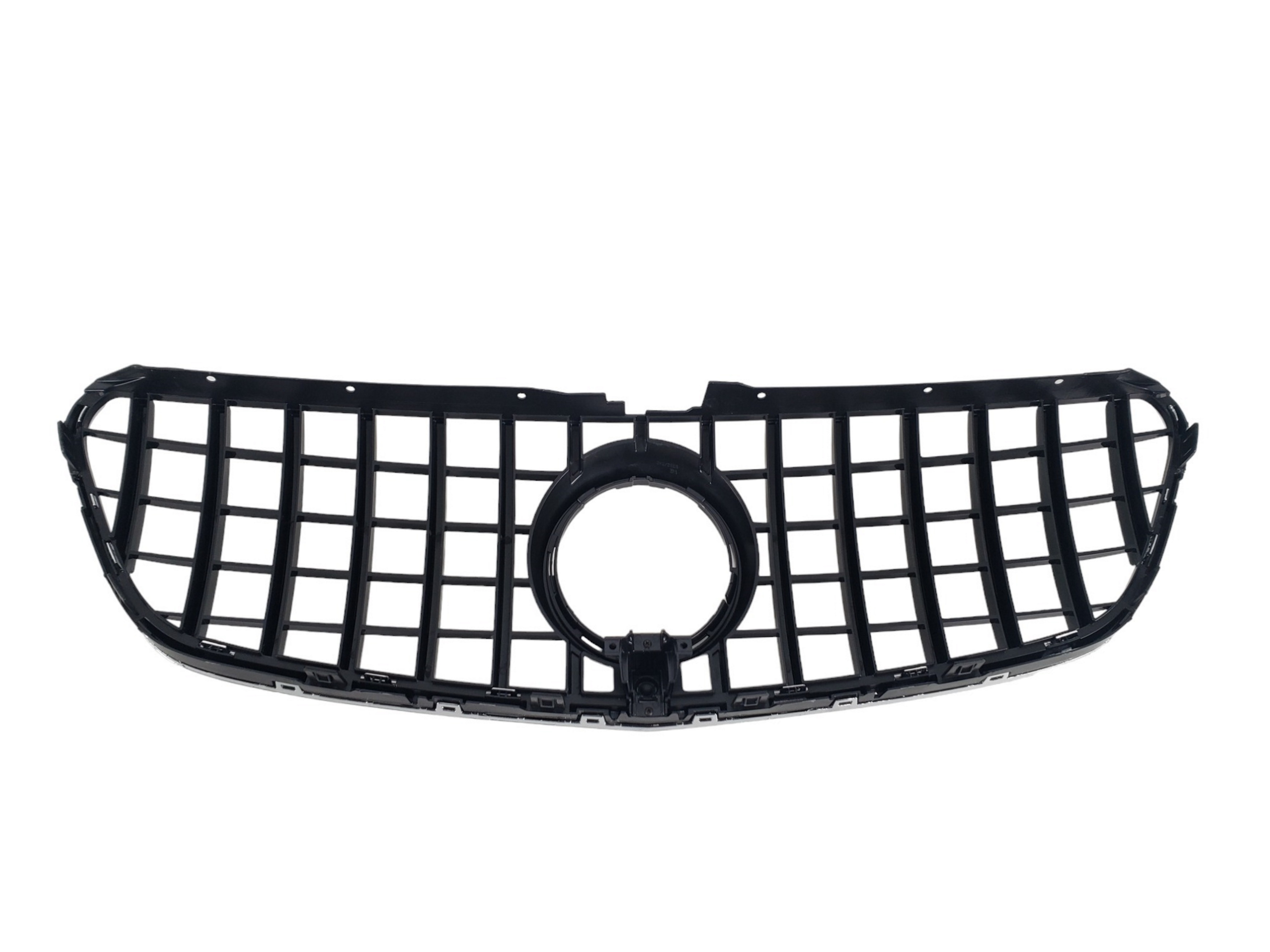 Решітка радіатора Full Black (з місцем під камеру) GT на Mercedes-Benz V-Class W447 2014-2019 року 3
