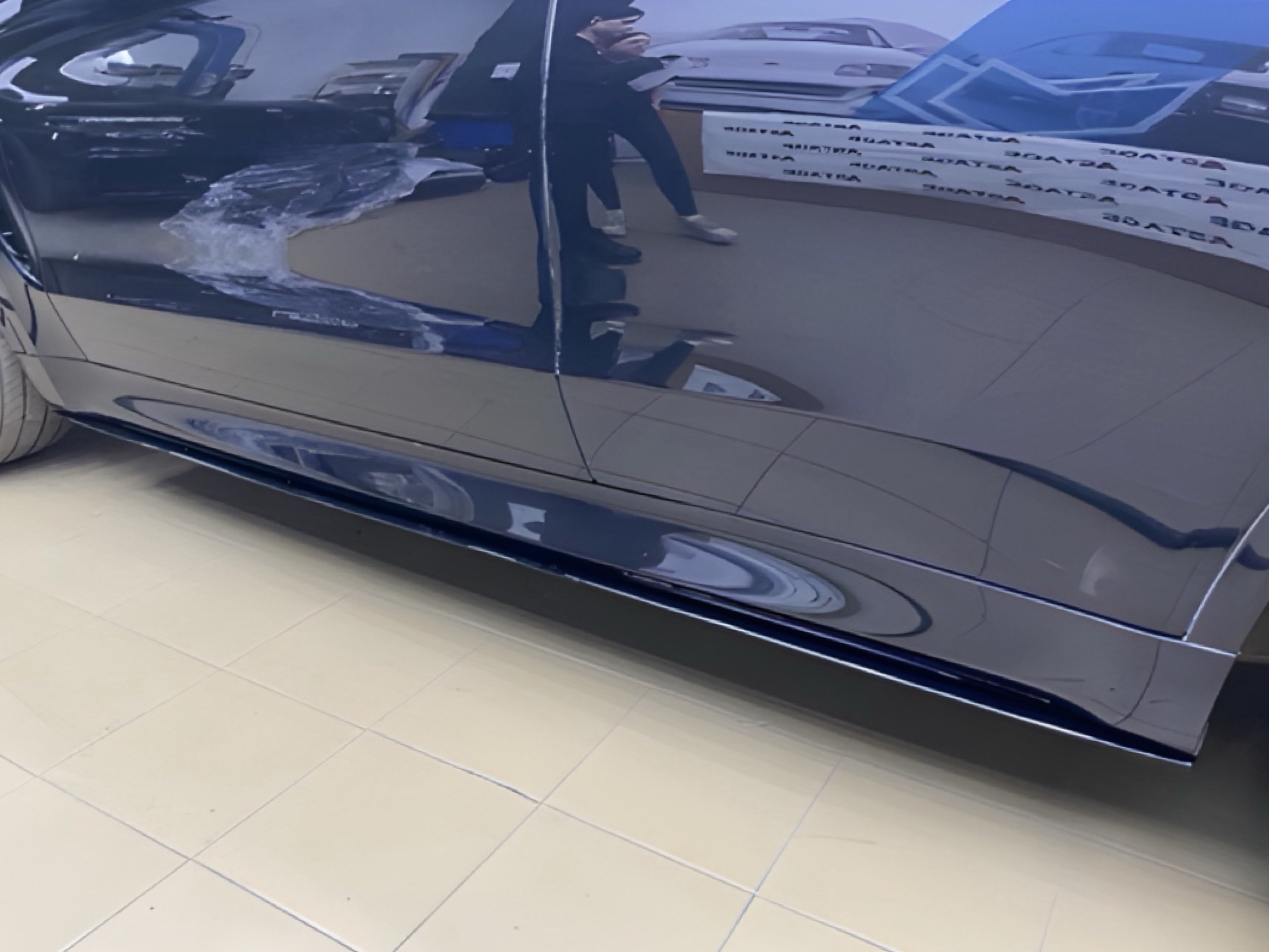 Леза під пороги M-Performance BMW X5 F15 2шт. чорний глянець 6