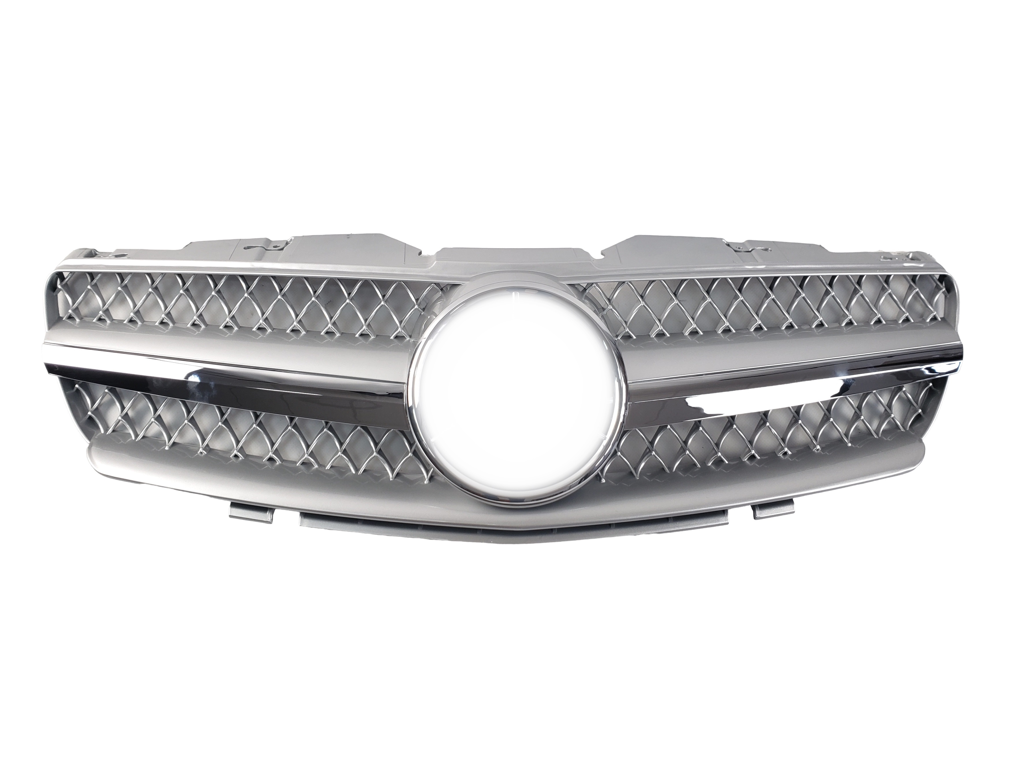 Решітка радіатора Silver SL на Mercedes-Benz SL-Class R230 2001-2006 року