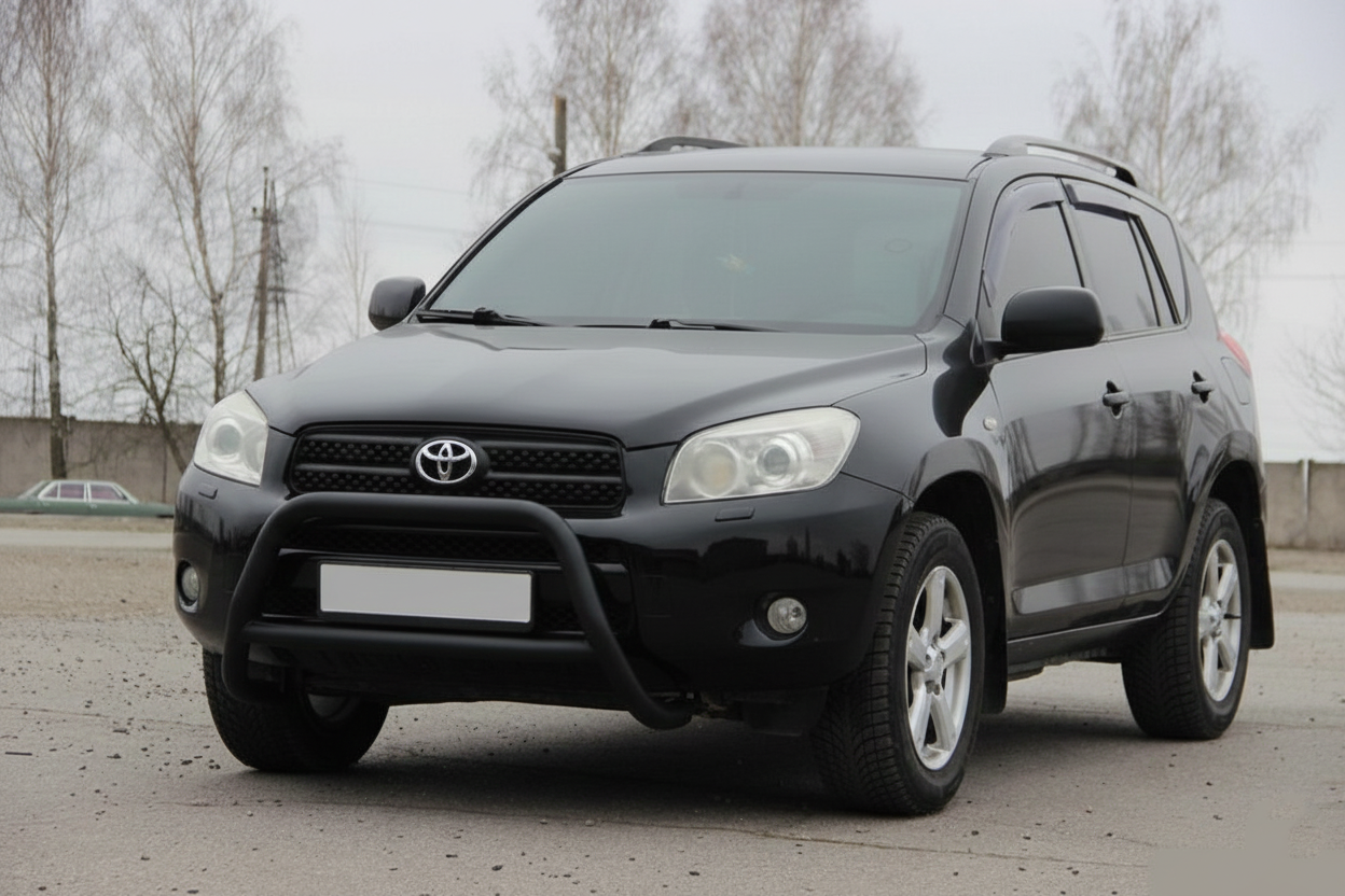 Кенгурятник WT022 Black (нерж)