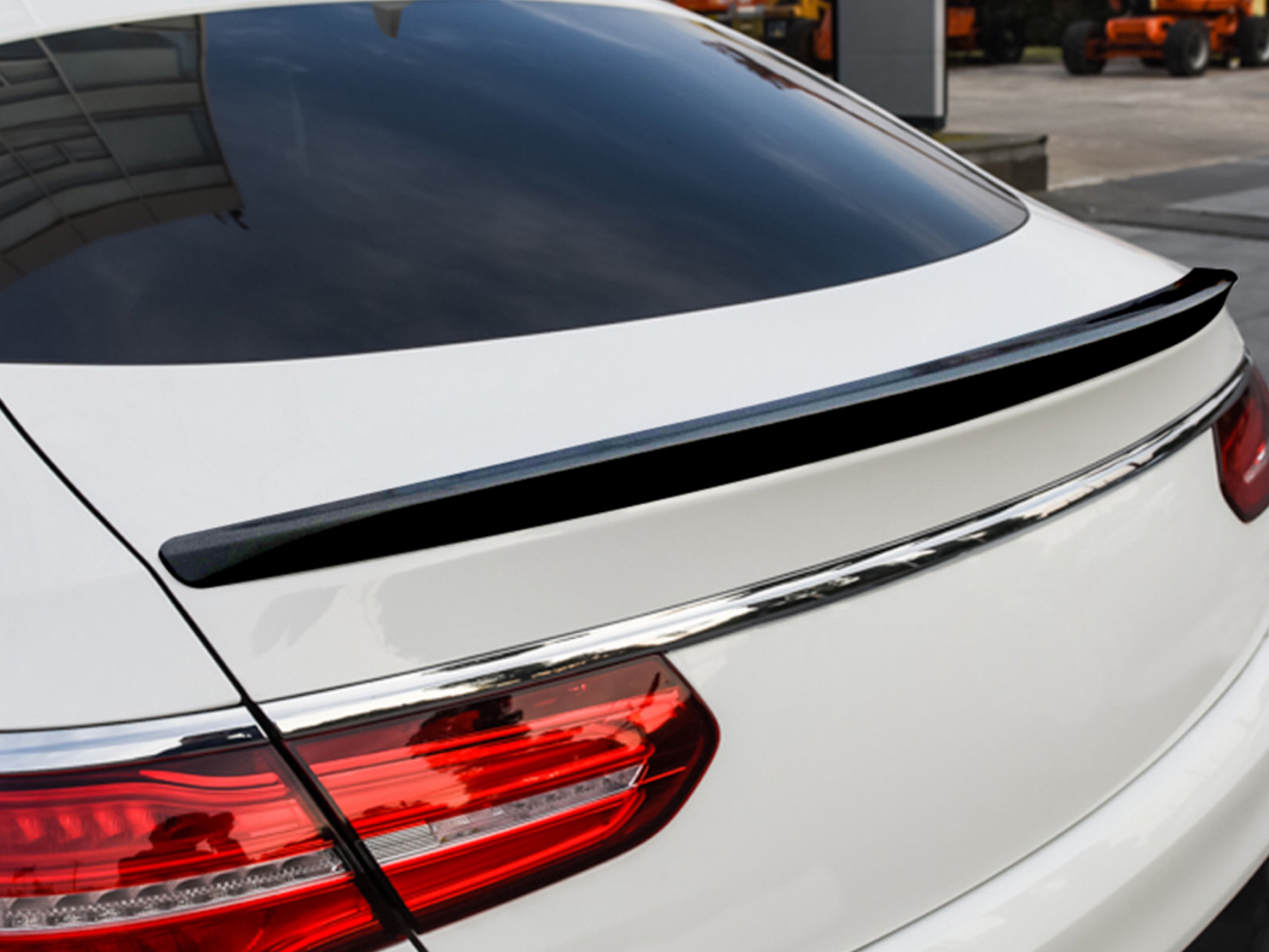 Спойлер лип багажника Mercedes-Benz GLE COUPE C292 2015-2018, ABS пластик колір чорний глянець 2