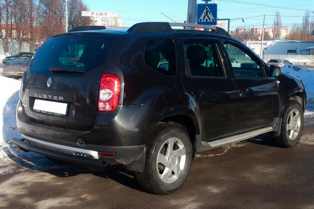 Задня дуга пряма Black (нерж.) 4