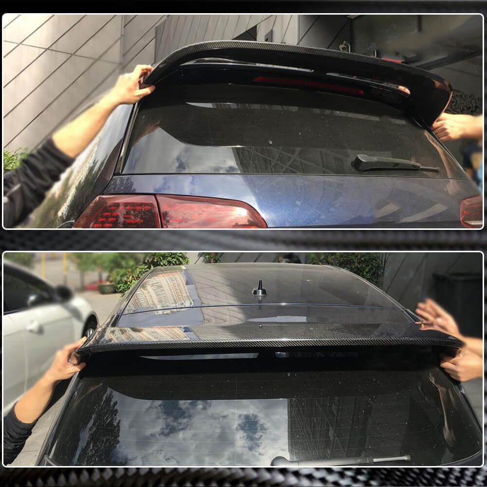 Спойлер V1 (для GTI/R HB, Карбон) 4
