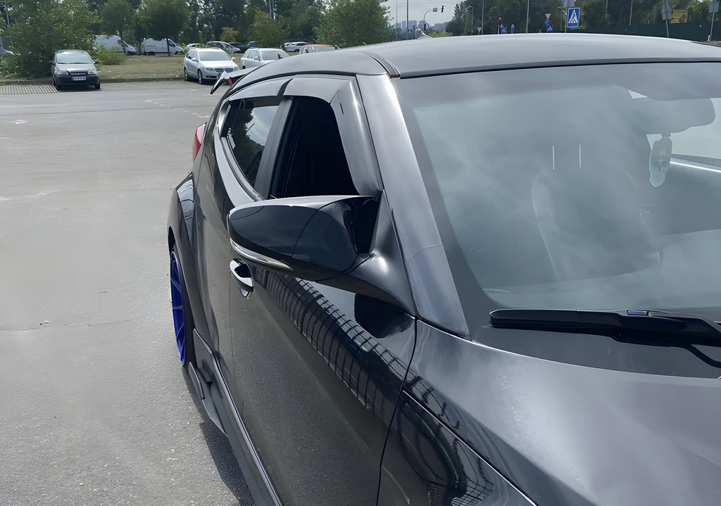 Накладки на дзеркала із вирізом під поворот BMW-style (2 шт) 2