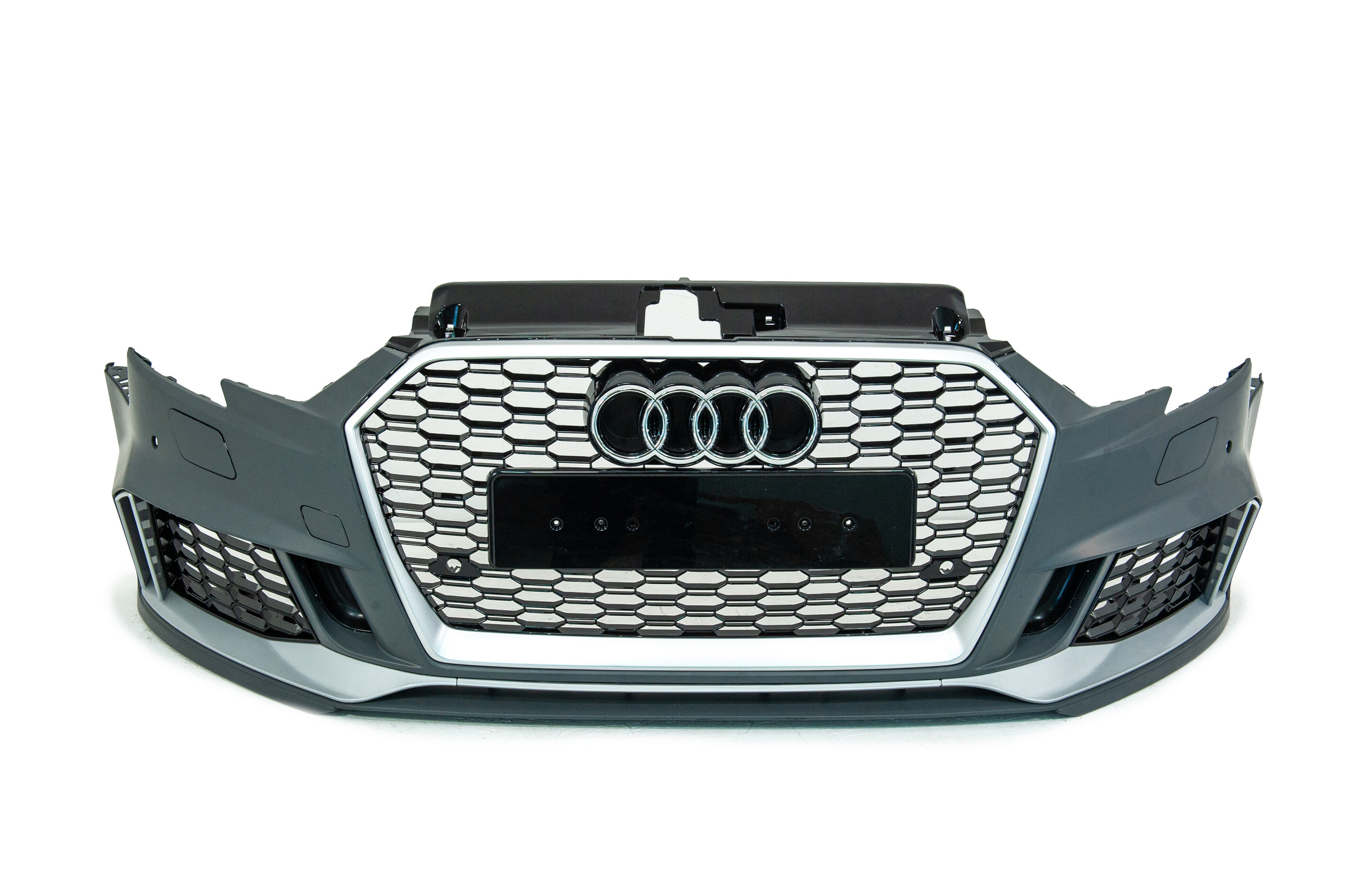 Передній бампер RS-Style V-1 (HB/Sedan, 2016-2020)