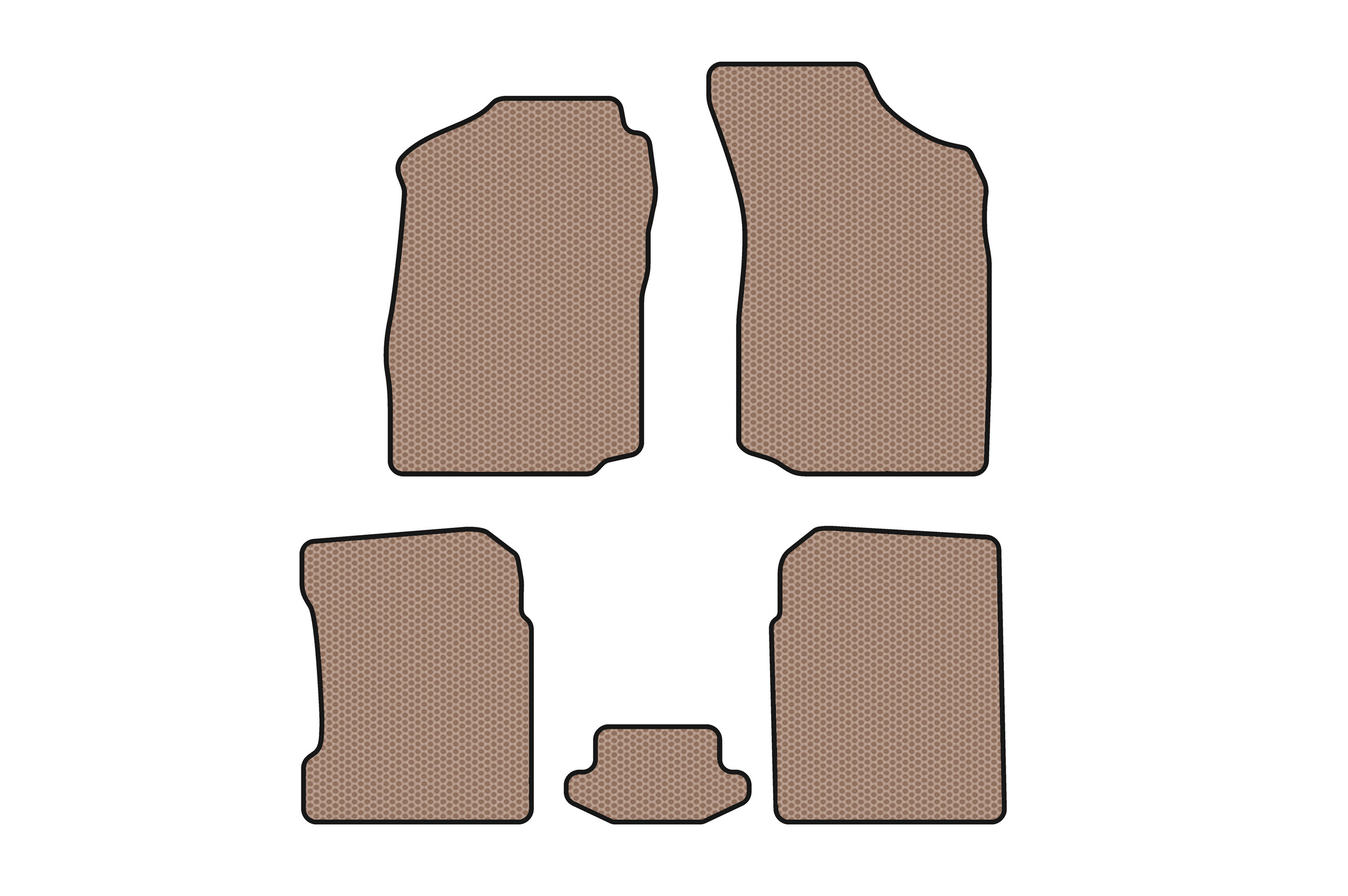 Гумові килимки Carsuit (Бежевий)