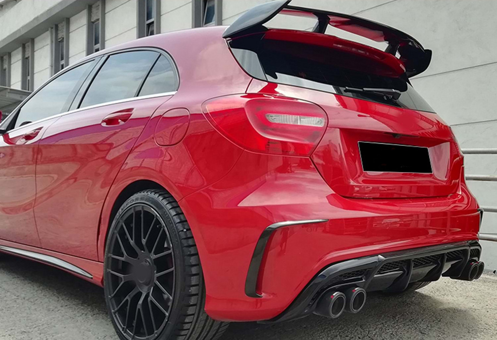 Задній дифузор (2012-2015, для Brabus, чорний глянець) 4