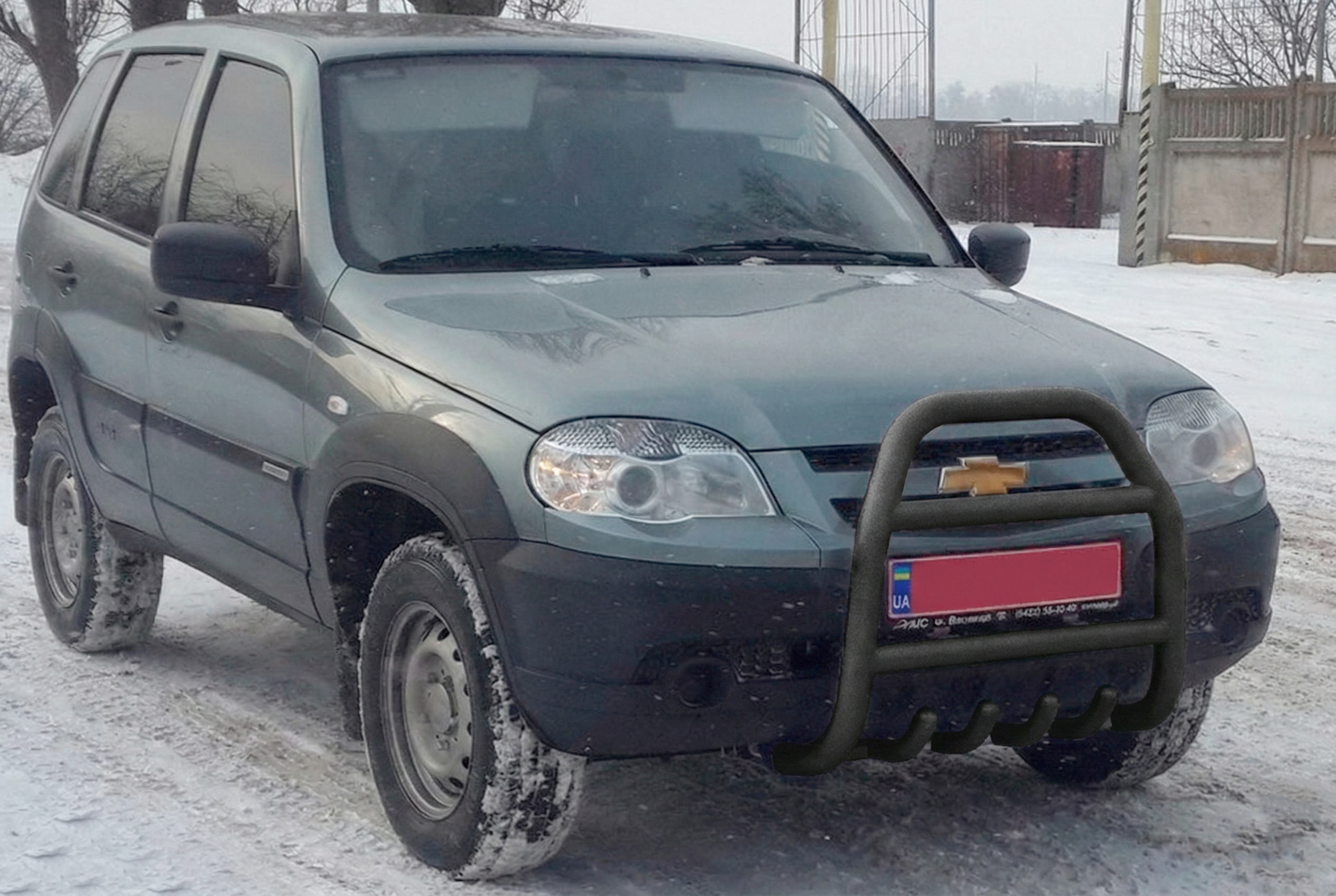 Кенгурятник QT007 Black (нерж) 3