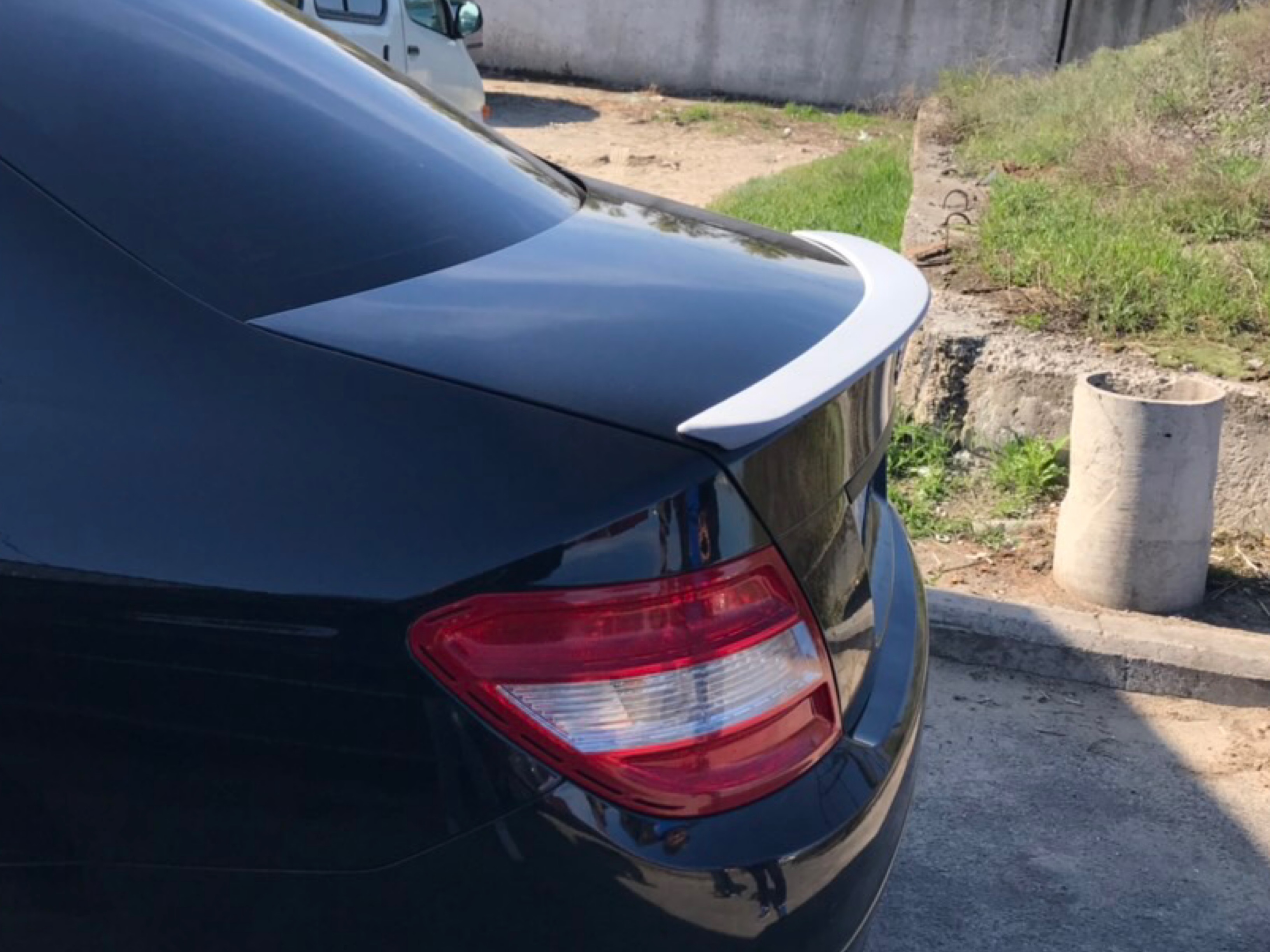 Спойлер ліп на багажник Mercedes-Benz C-class W204 2007-2014 ABS пластик під фарбування 6