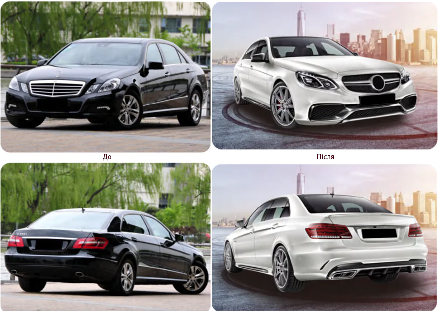 Комплект рестайлінгу в E63 AMG 2016 рр. 3