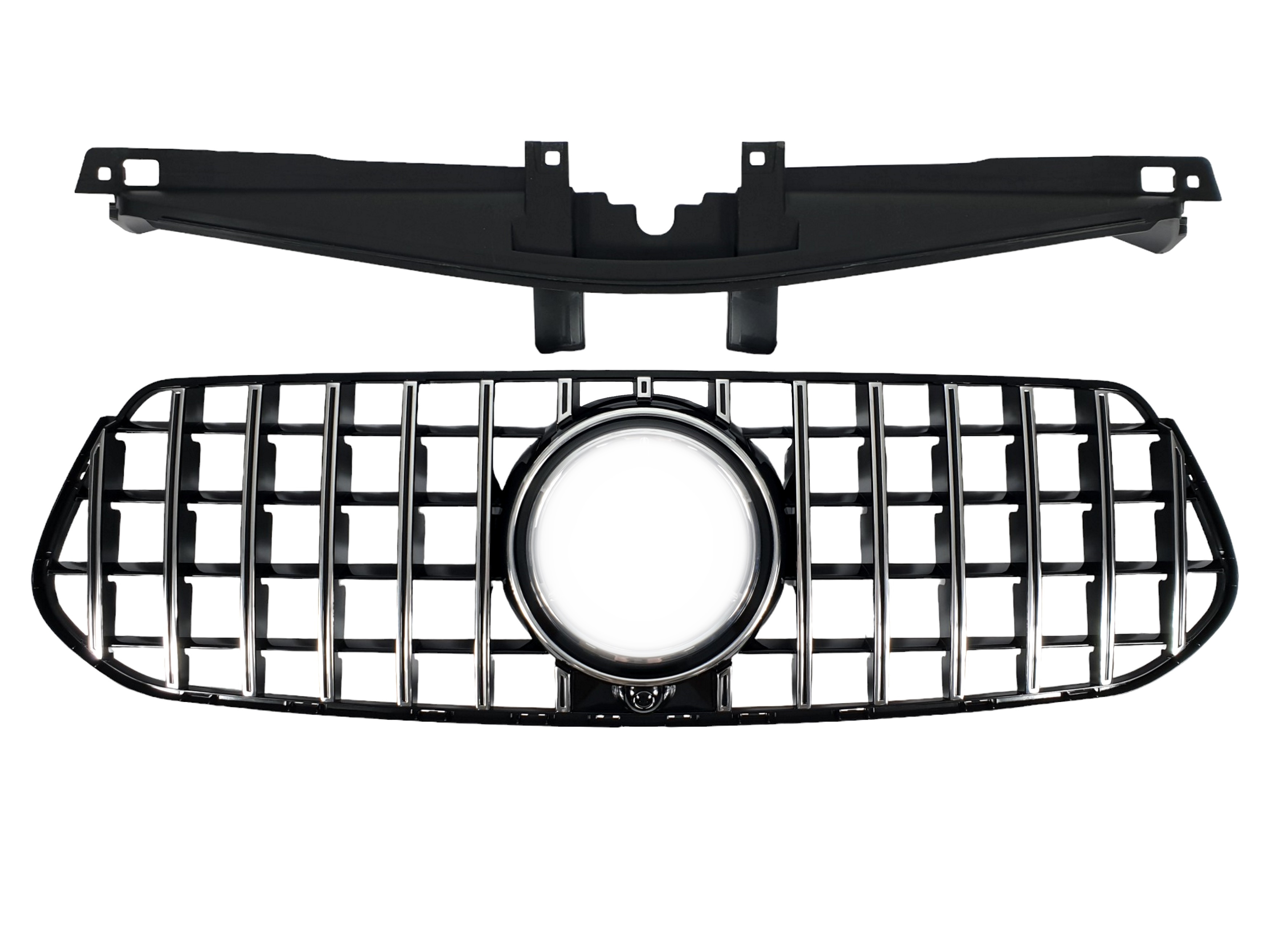 Решітка радіатора (GT Chrome Black) AMG на Mercedes-Benz GLE-Class W167 2023-2025 року