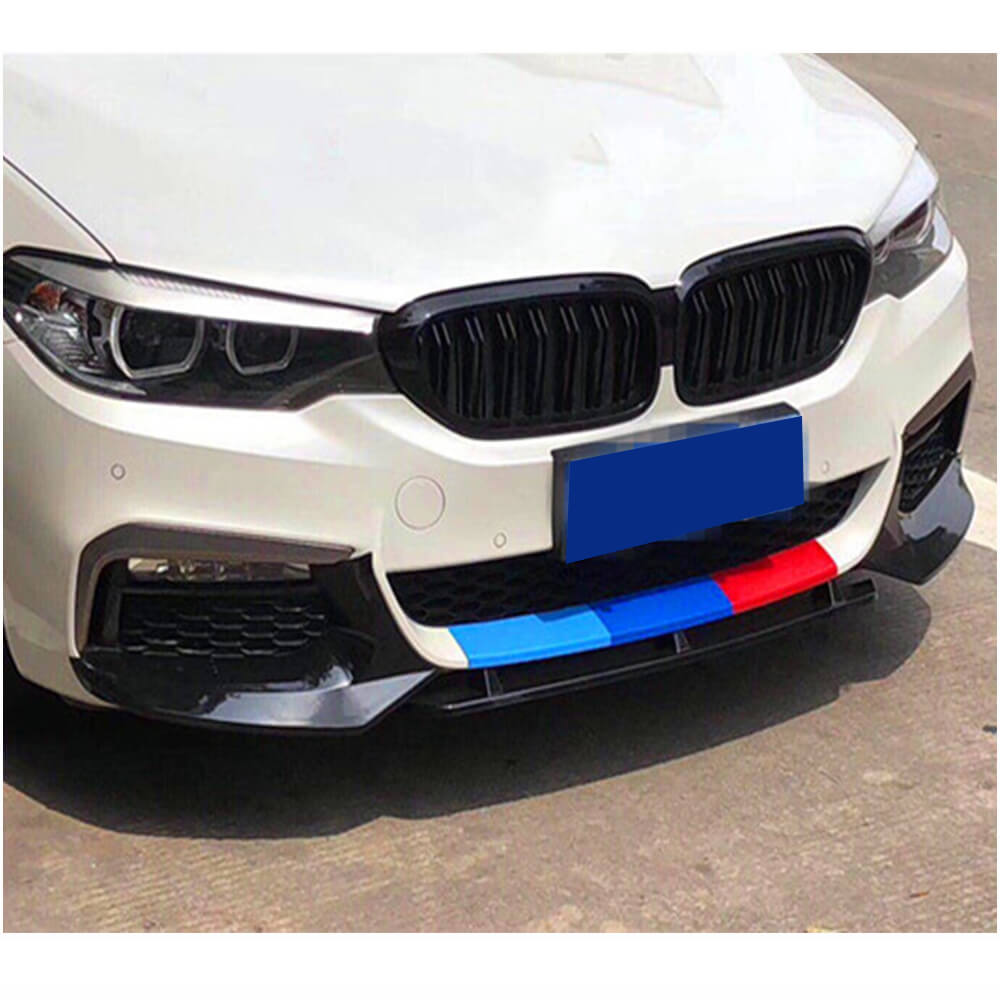 Накладки на передній бампер Flap V1 (для M-Sport 2017-2020, Карбон) 3