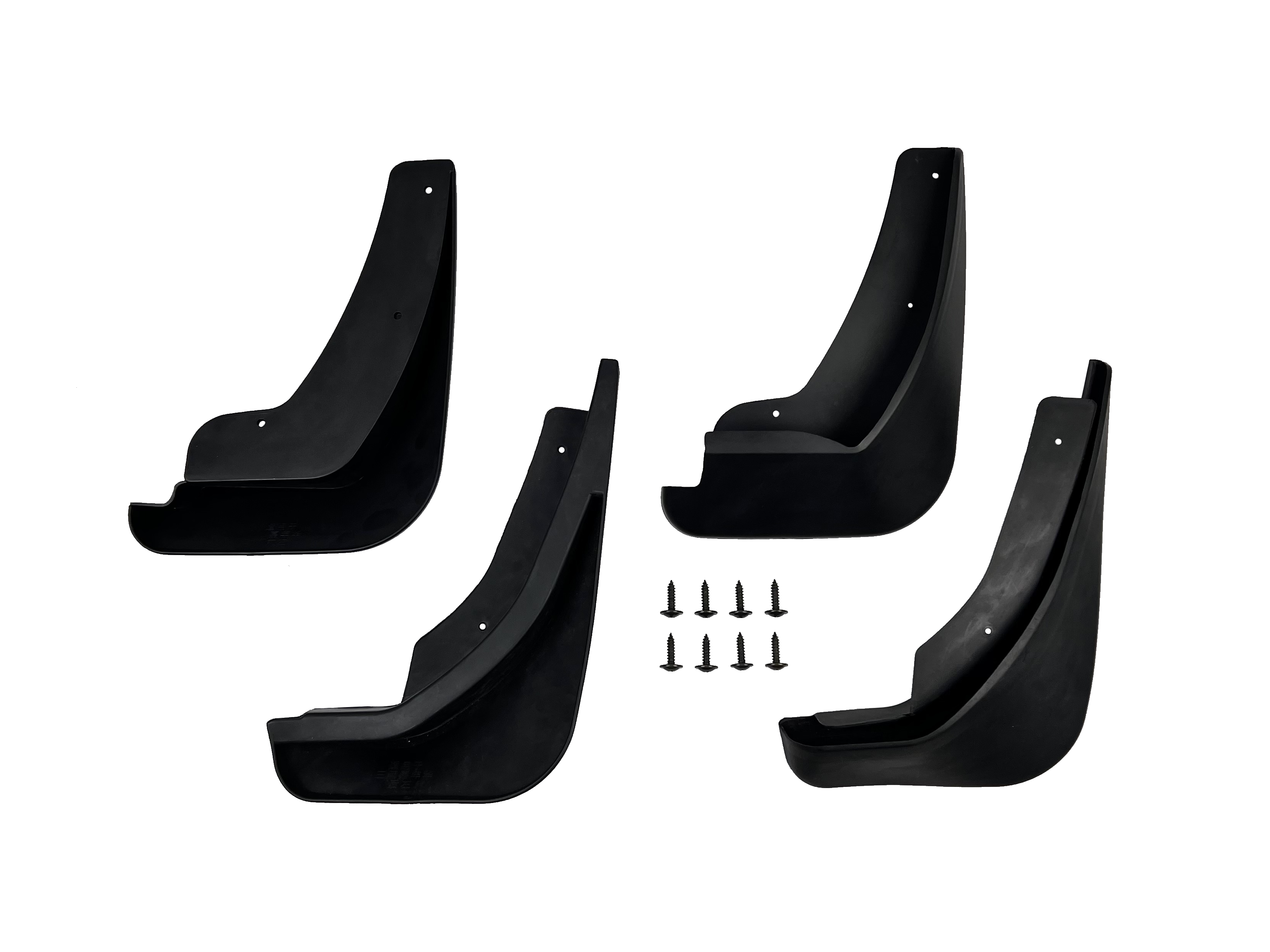 Бризковики Ford Fiesta 2009-2012 седан, комплект 4 шт. 4