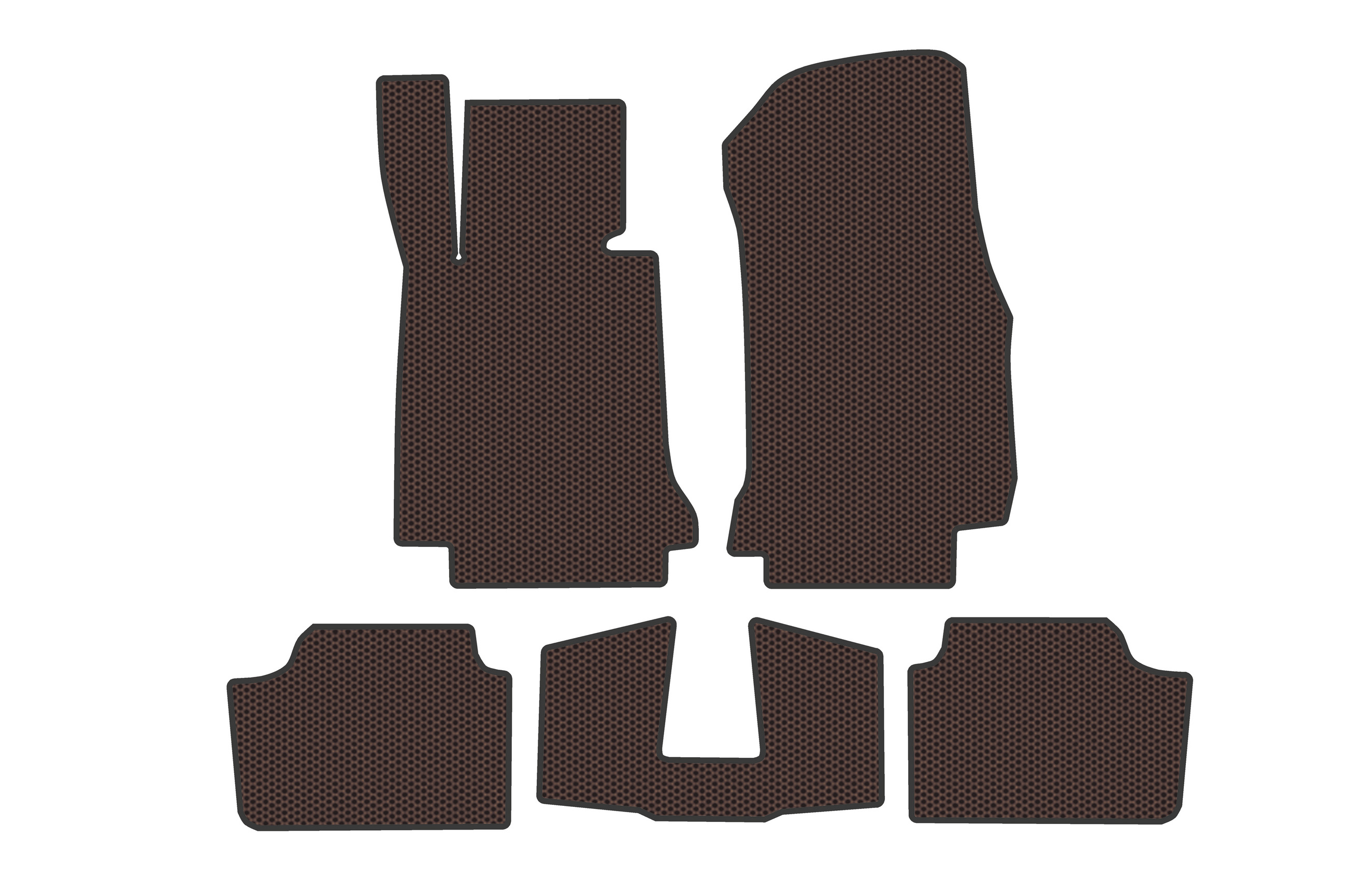Гумові килимки Carsuit (Для F22, коричневий)