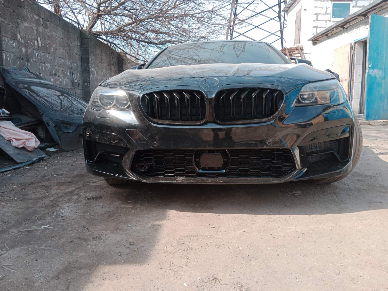 Передній бампер з ніздрями у стилі M5 F90 G30 для BMW 5 Series F10 F11 2010-2016 2