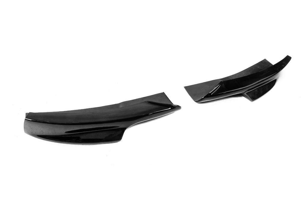 Передні Flap накладки (для E90 M-Sport 2008-2011, чорний глянець, 2 шт) 6
