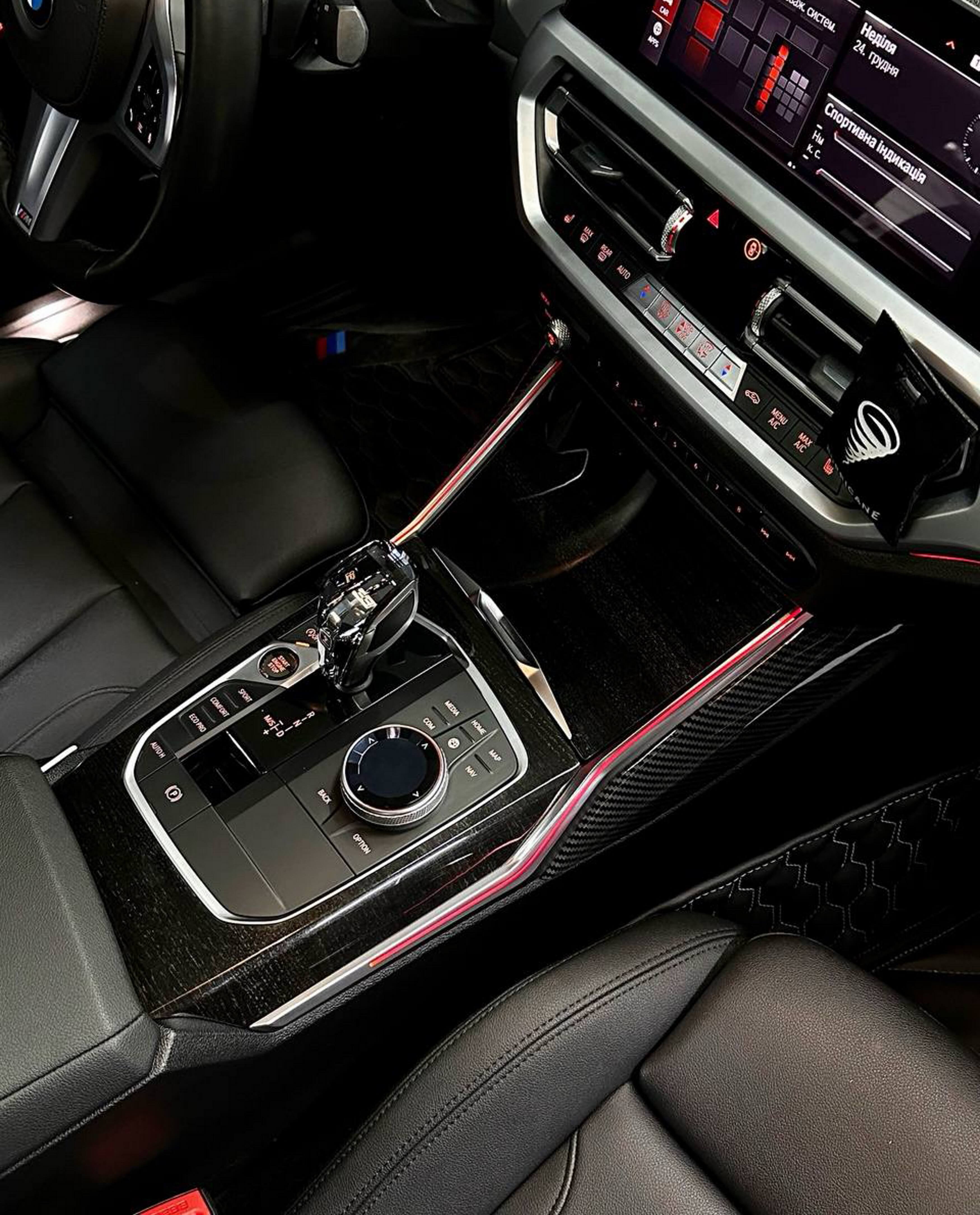 Кришталевий селектор КПП (з логотипом 3) на BMW 3 Series G20 / G21 2018-2022 року 6