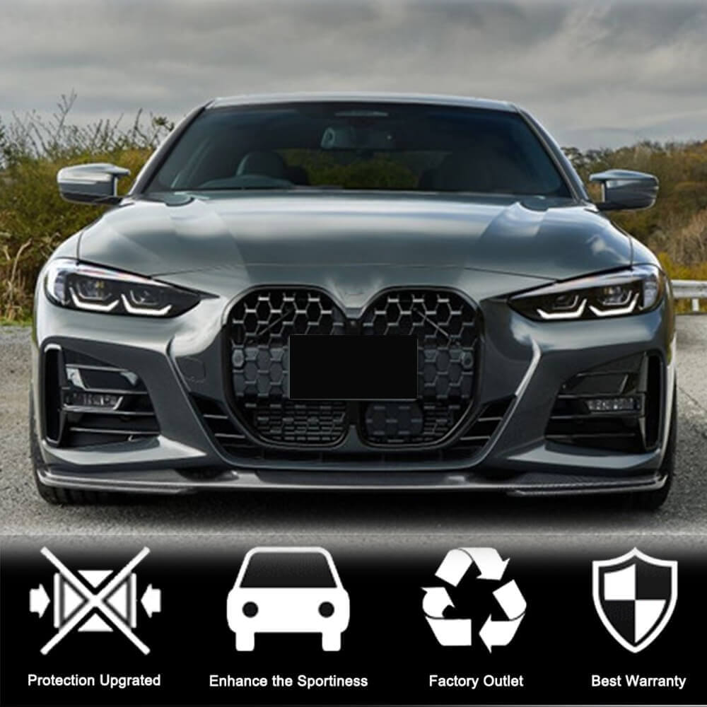 Накладка на передній бампер Lip V3 (для G22/G23 M-Sport, Карбон) 3