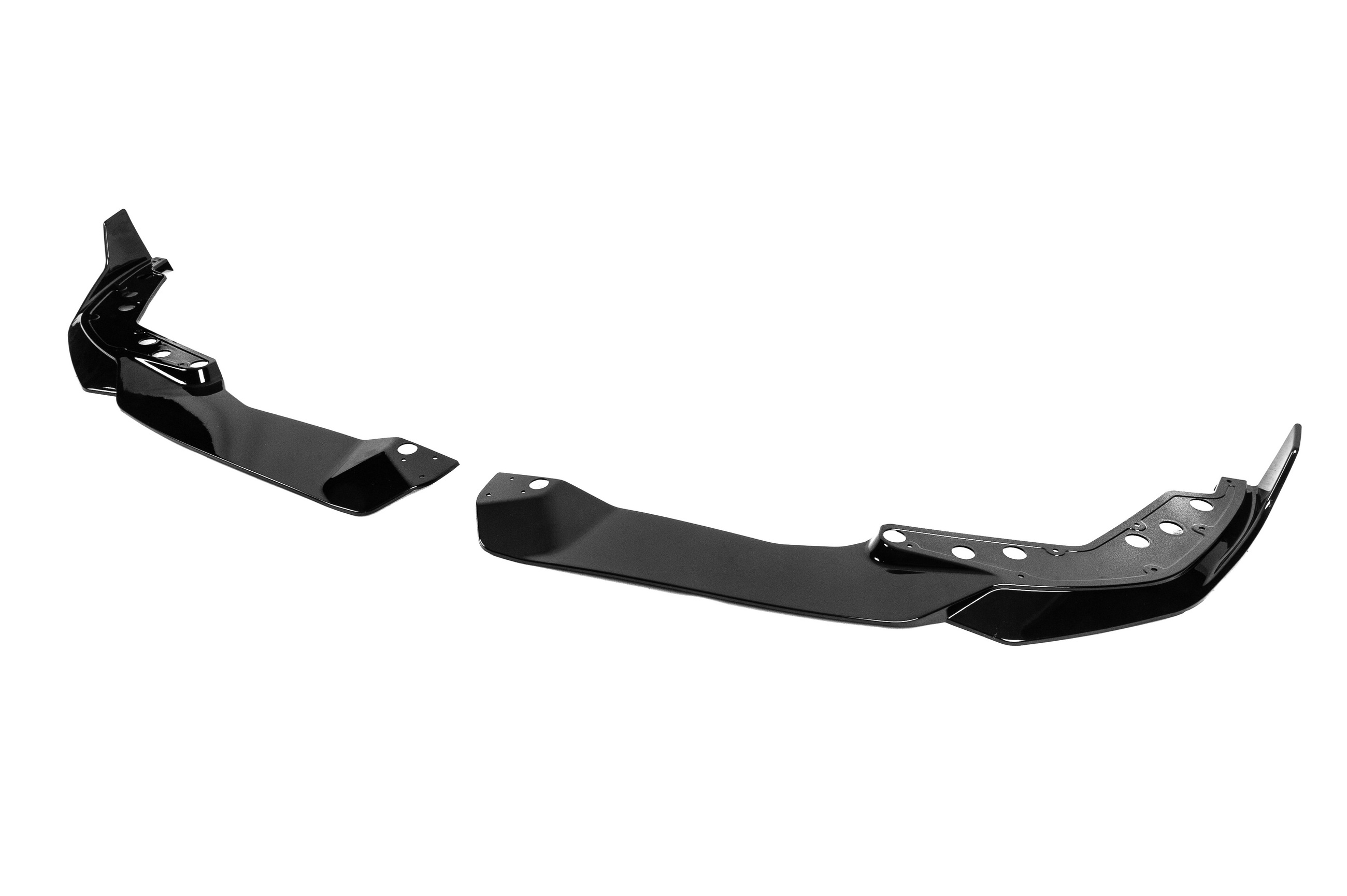 Передня Lip накладка V-2 (для 2022+, M Technic, чорний глянець) 3