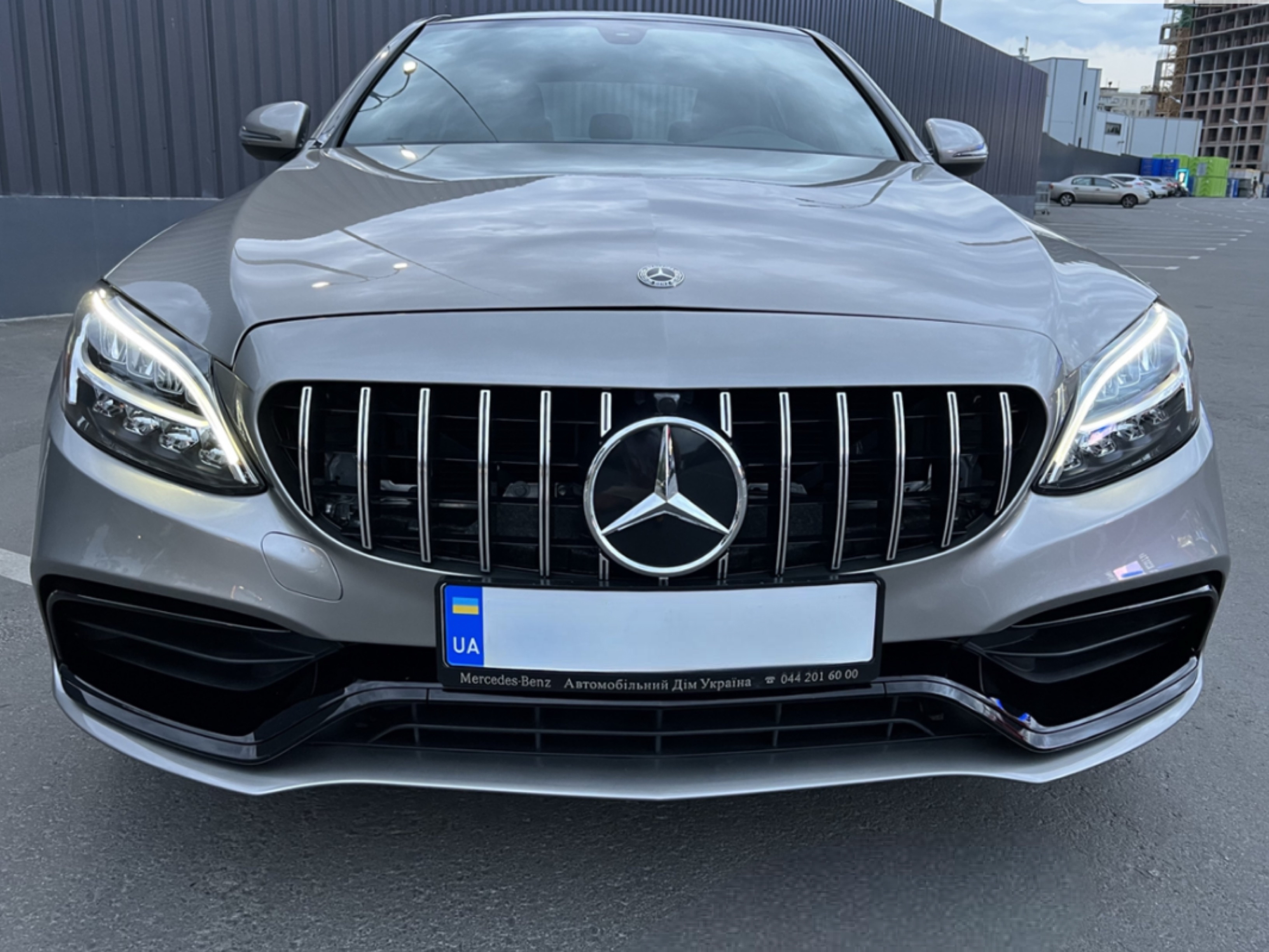 Комплект обвісу стиль AMG C63 рестайлінг 2019+ для Mercedes C Class W205 2014-2021 6