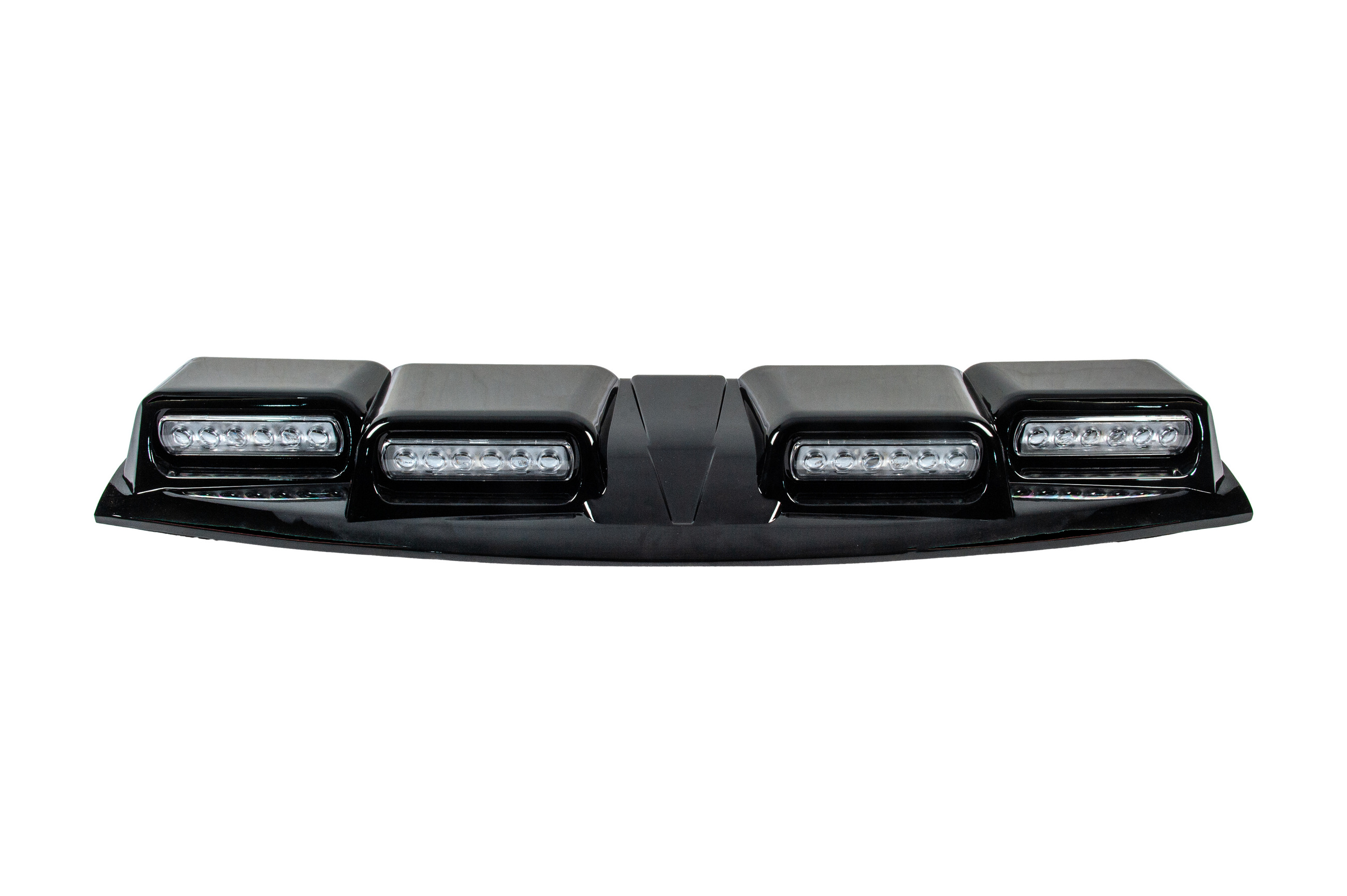 Козирьок лобовога скла з LED (Чорний) 3