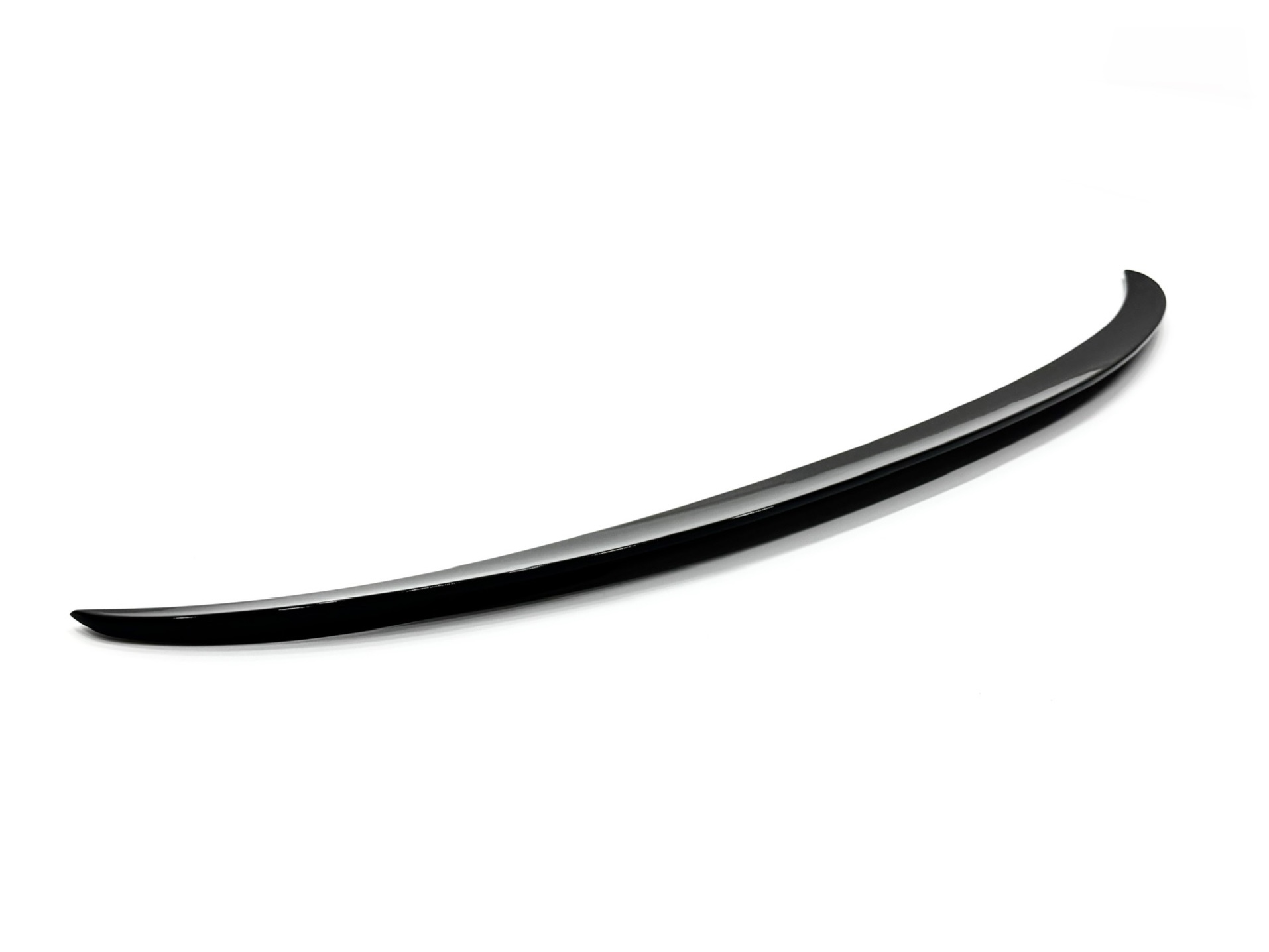 Спойлер лип на багажник BMW series 5 F10 2010-2016 ABS пластик, чорний глянець 2