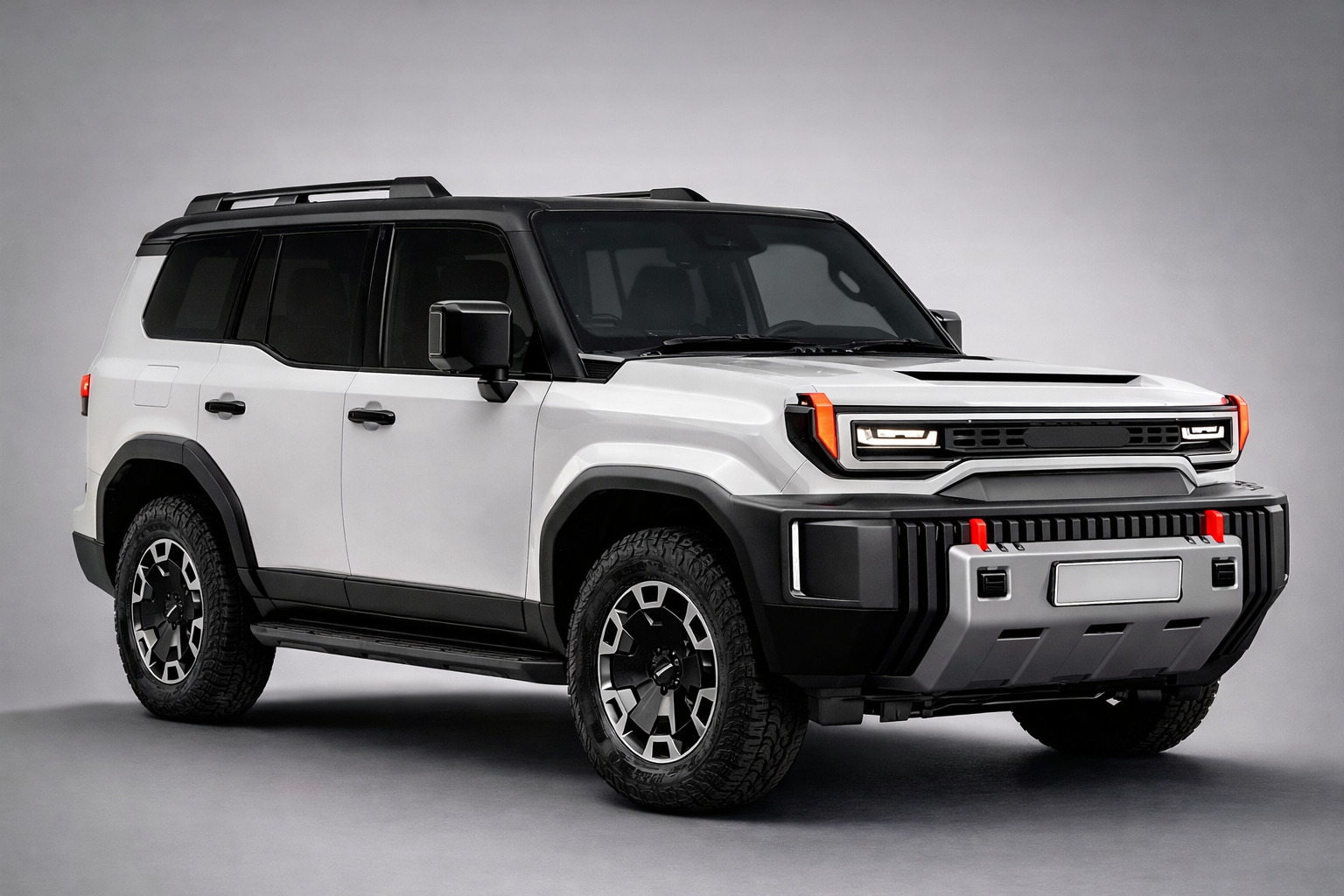 Рейлінги чорні OEM (Алюміній) 4