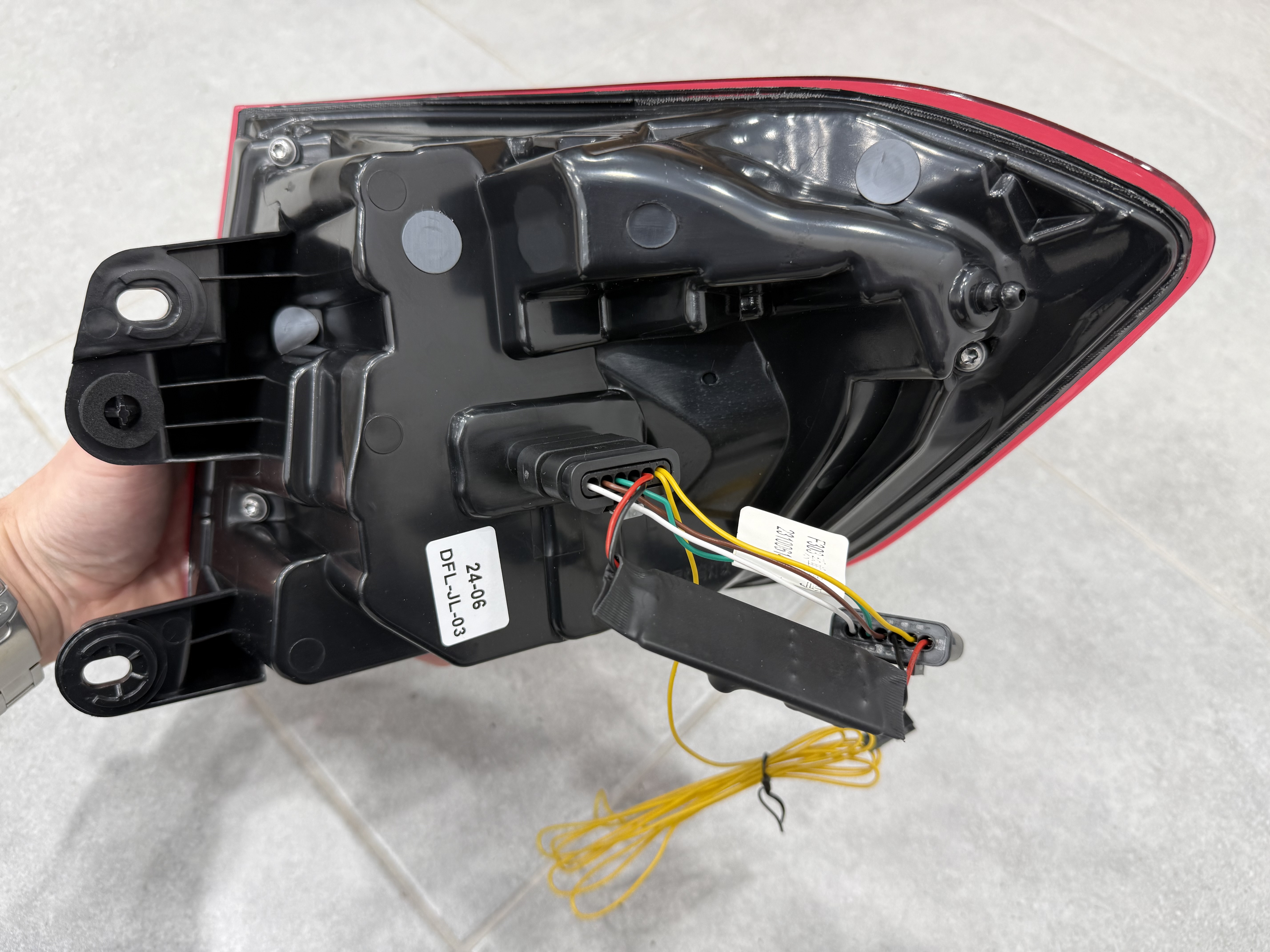Задні LED ліхтарі стиль M4 для BMW 3 series F30 2012-2018 червоні, комплект 4шт. 5