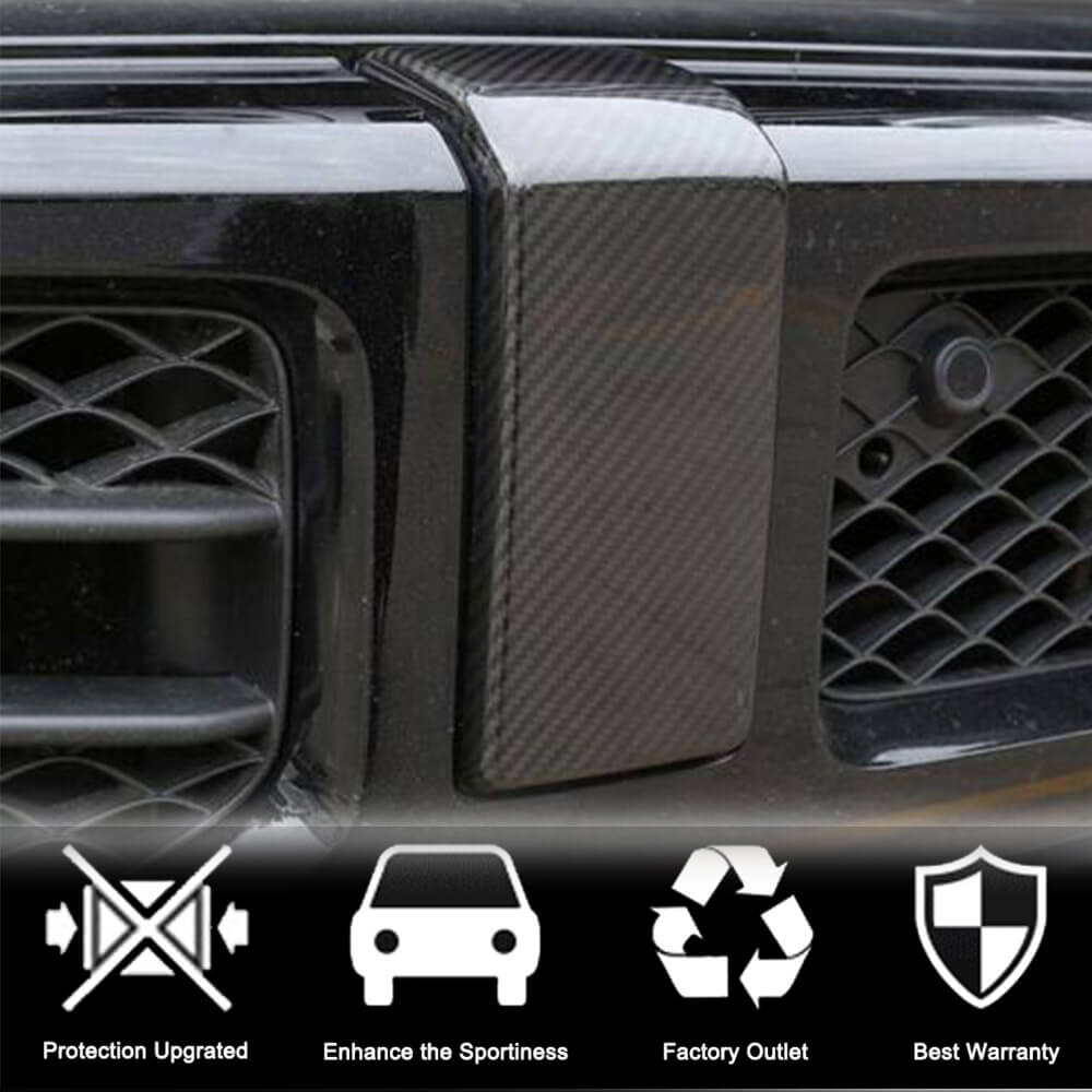 Комплект накладок на передній і задній бампер (для G63 AMG, Сухий карбон) 3
