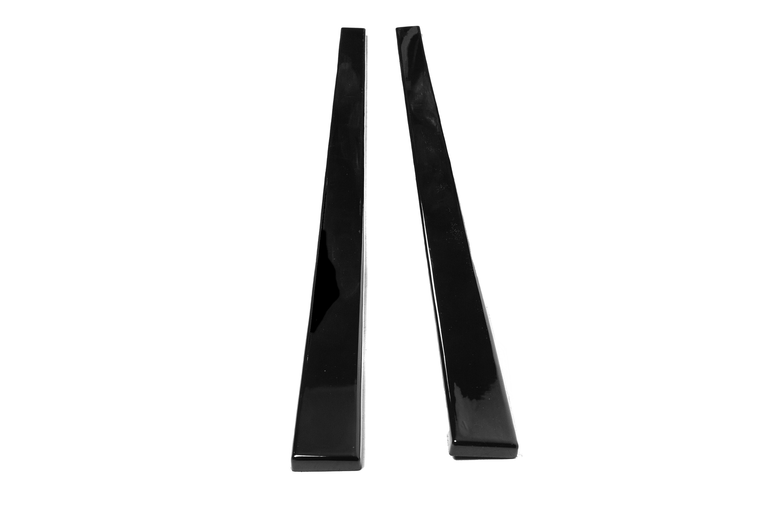 Універсальна накладки на бокові пороги Lower Lip Black (чорний глянець) 5